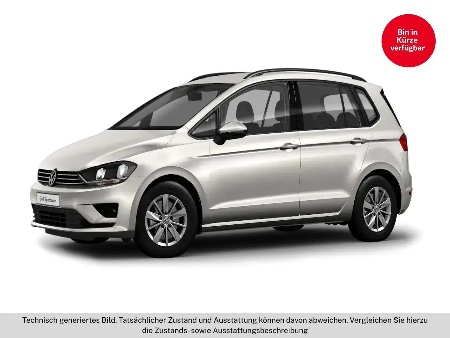 Volkswagen Golf Sportsvan 1.2 TSI Comfortline LM+PDC+SHZ Silber - 2