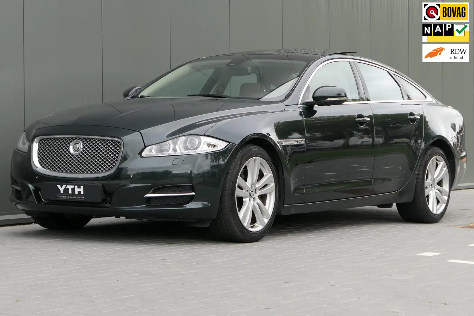 Jaguar XJ 5.0 V8 Premium Luxury Youngtimer Panorama Memory Groen - 1
