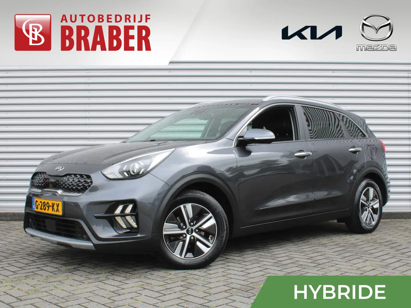 Kia Niro 1.6 GDi Hybrid DynamicLine | Airco | Navi | Camera Grijs - 1