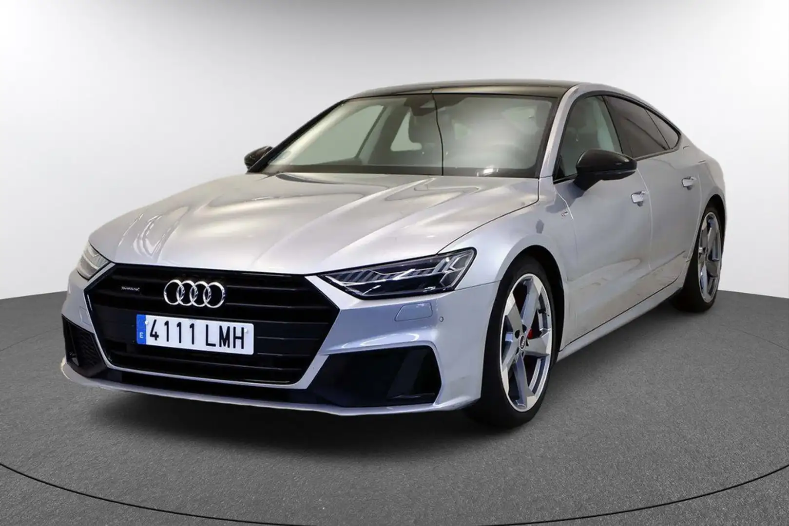 Audi A7 Sportback 55 TFSIe Black line quattro-ultra S tron Argent - 1