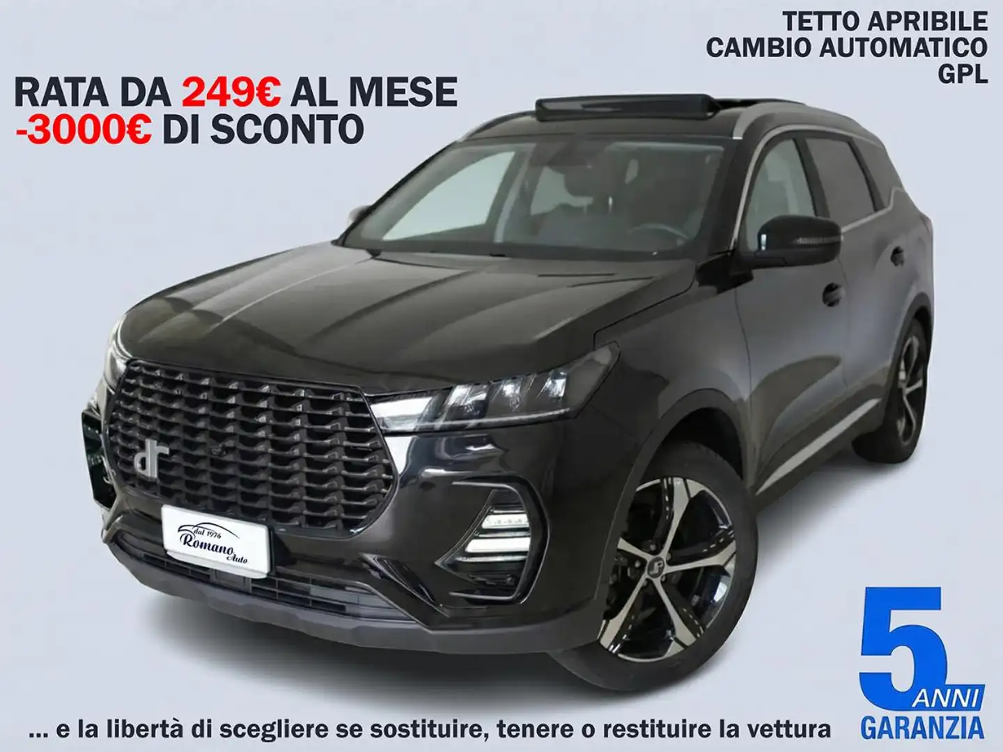 DR Automobiles DR6.0 dr 6.0 1.5 Turbo CVT Bi-Fuel GPL Schwarz - 1