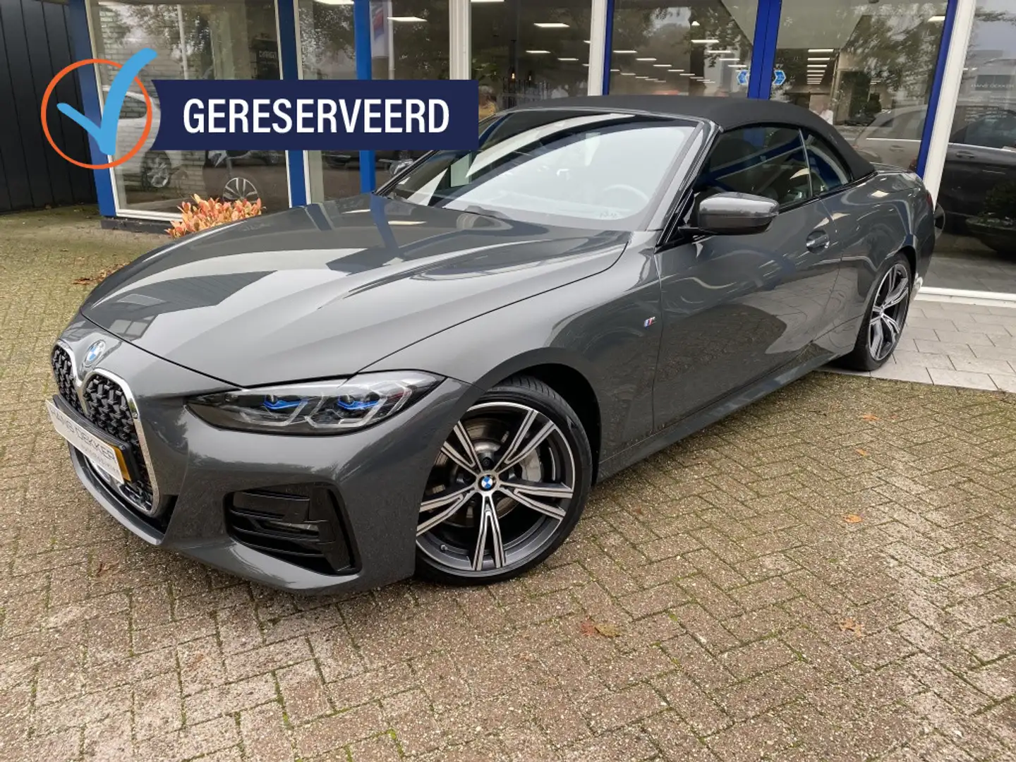 BMW 430 4-serie Cabrio 430i High Executive Grijs - 1