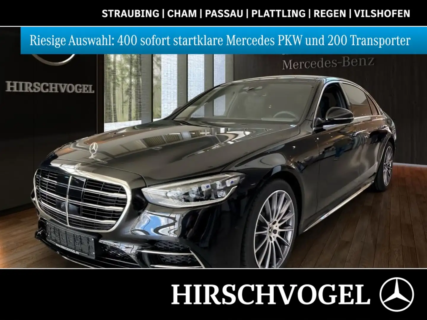 Mercedes-Benz S 450 d 4M lang AMG-Line+AIRMATIC+DISTRONIC+Pano Schwarz - 1