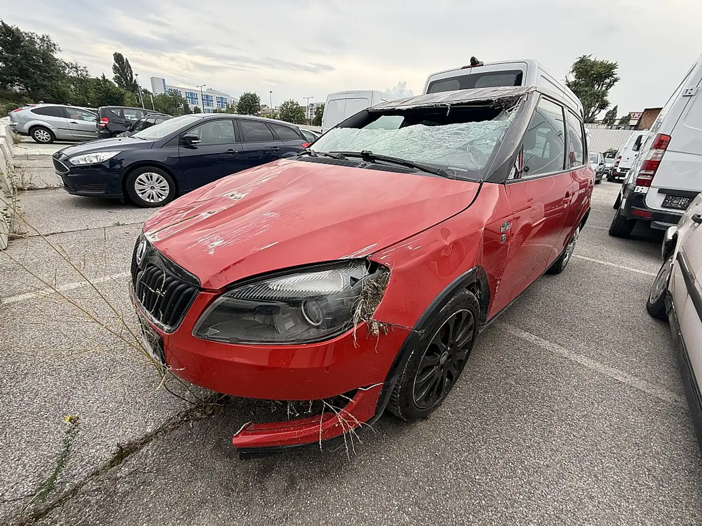 Skoda Fabia Monte Carlo 1,2 TSI |FRONTUNFALL| Rot - 1