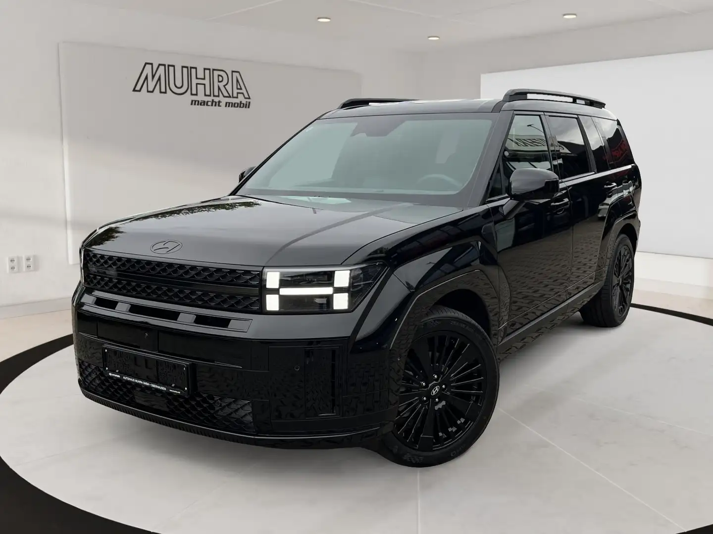 Hyundai SANTA FE 1.6 HEV BLACKLINE LEDER HEAD-UP Schwarz - 2