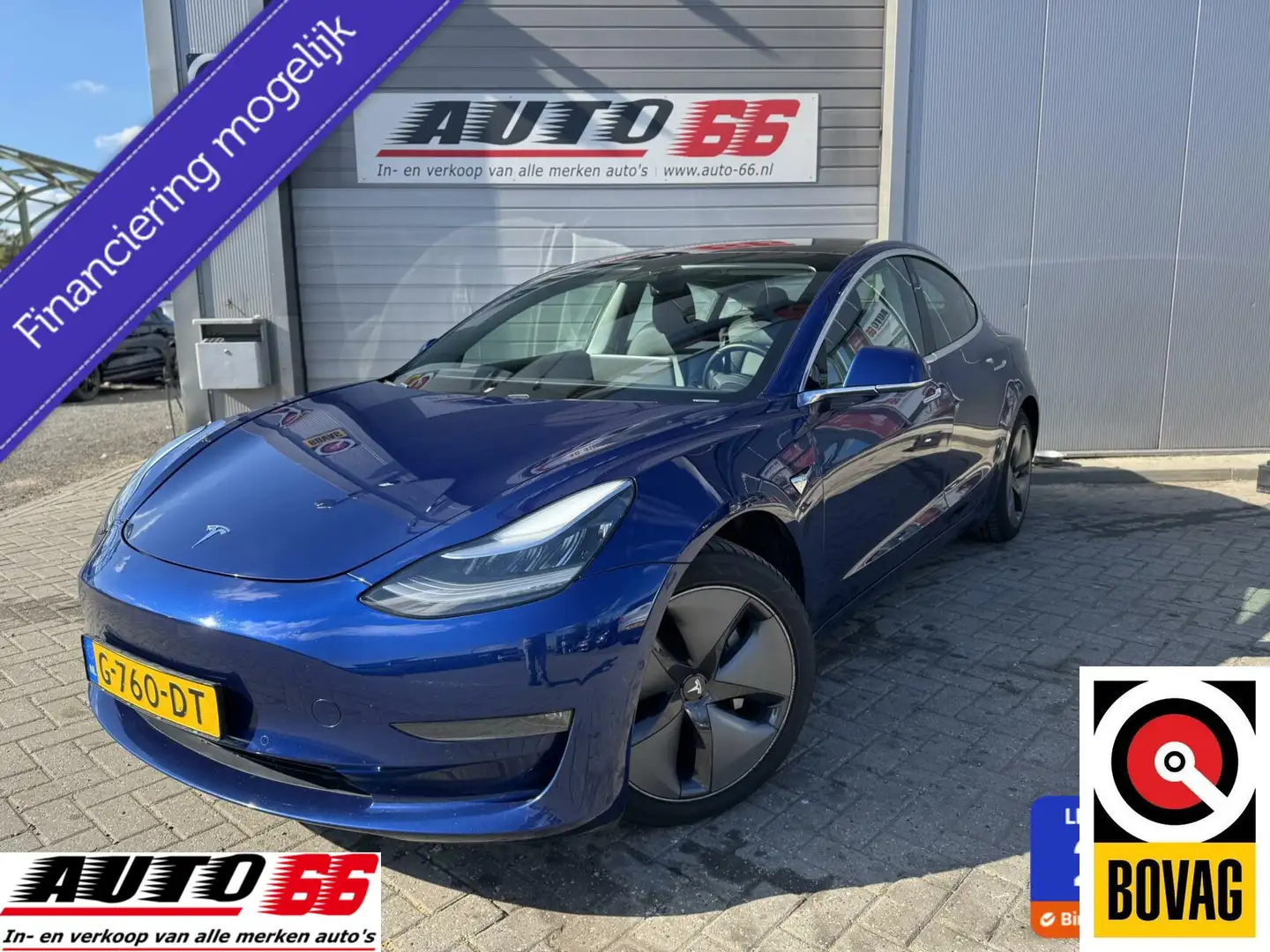 Tesla Model 3 Long Range AWD 75 kWh Blauw - 1