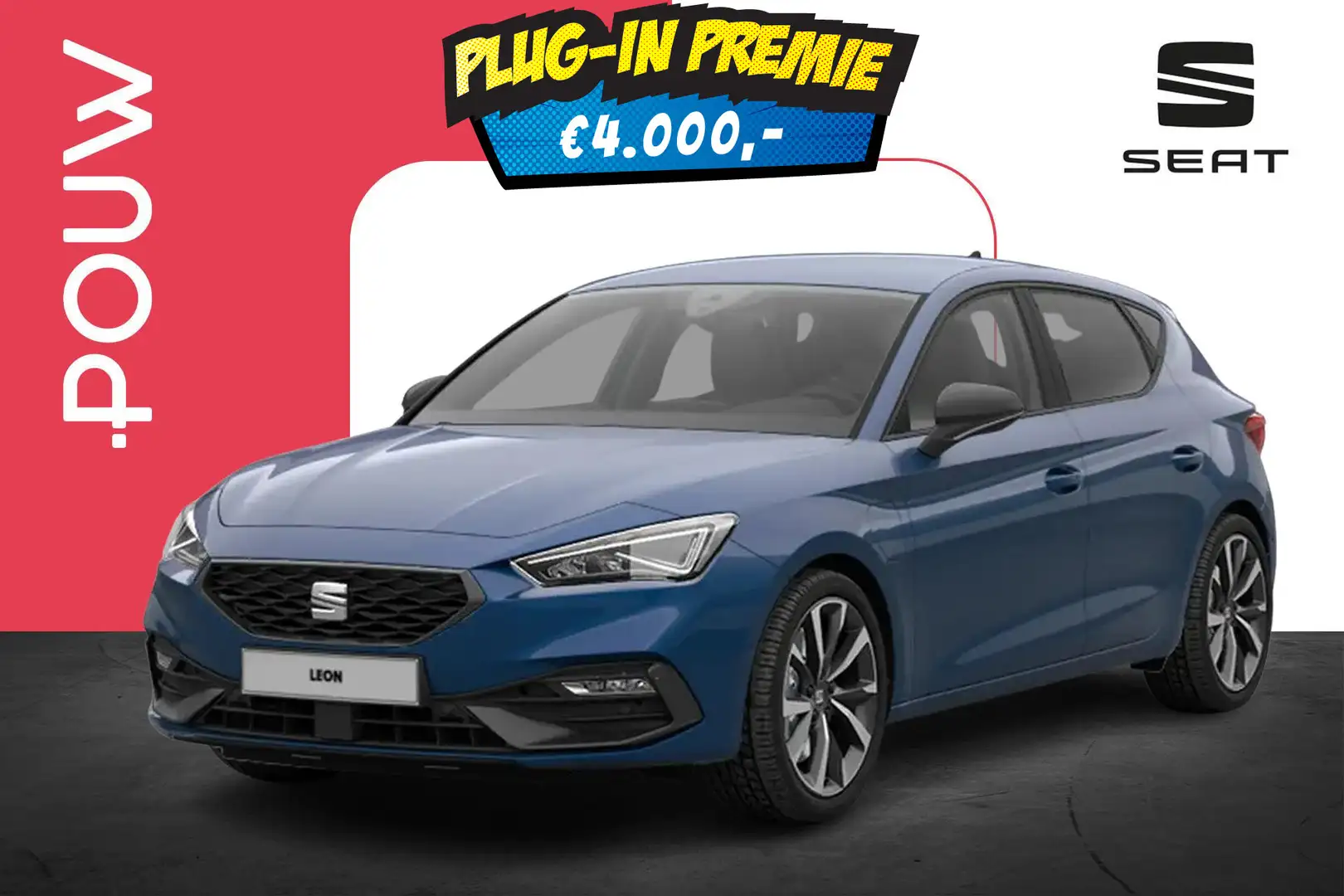 SEAT Leon e-Hybrid 1.5 TSI 204pk FR Business | Technology Pack | 18" Blu/Azzurro - 1