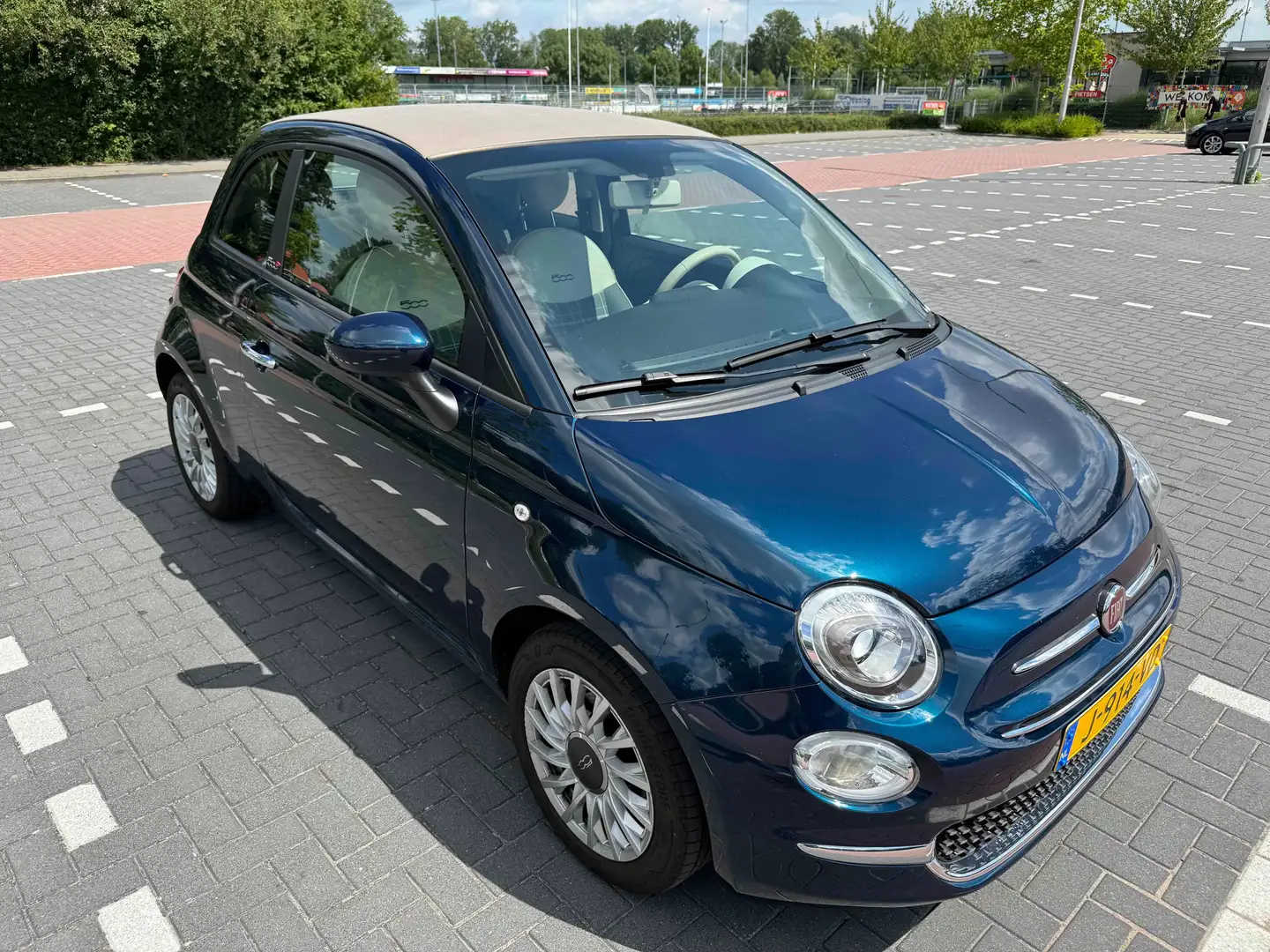 Fiat 500 500 1.0 Hybr. Lounge Blauw - 2