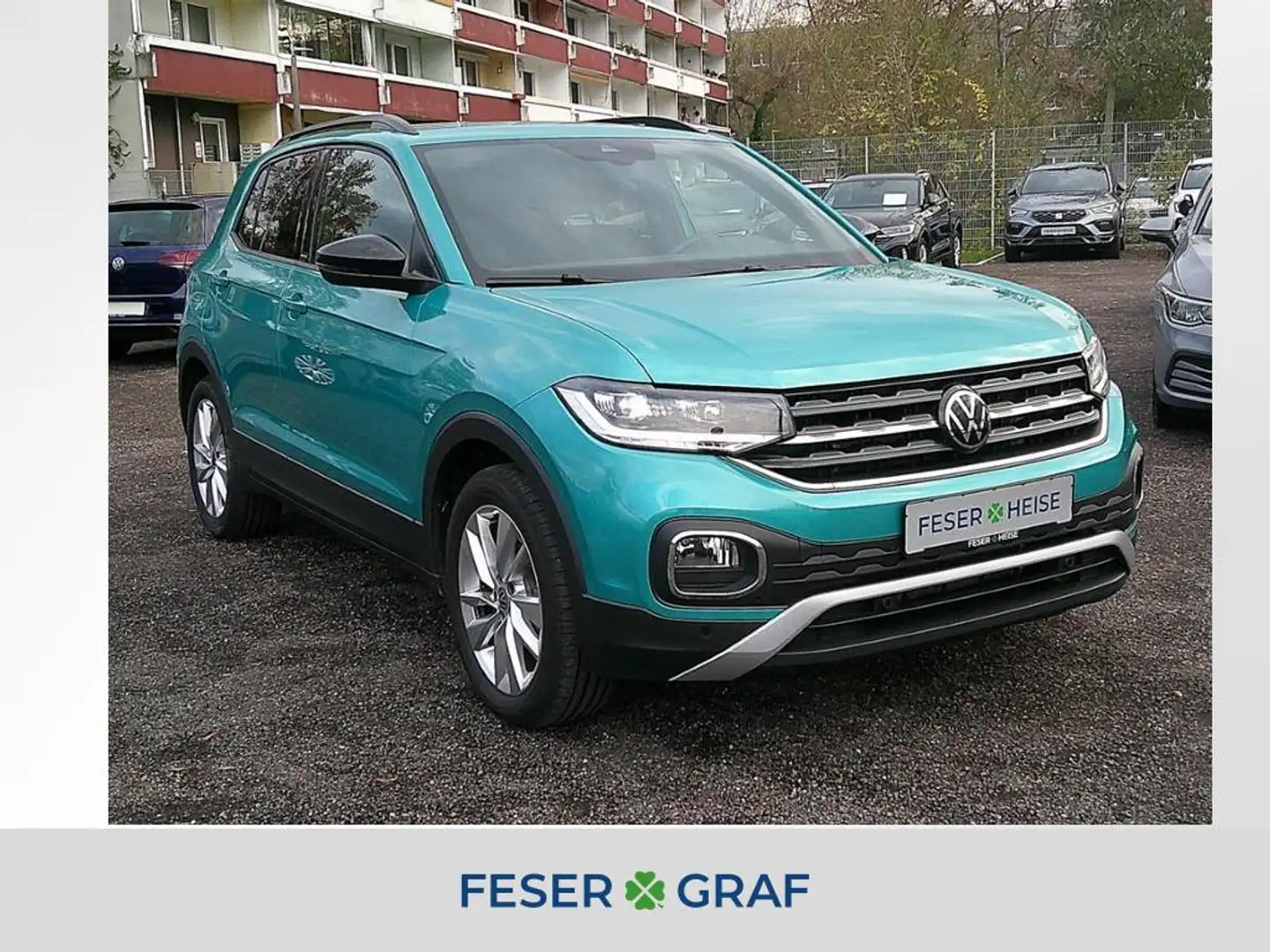 Volkswagen T-Cross MOVE 1.0 TSI LED/Sitzhzg./App-Connect/ISOFIX Bleu - 1