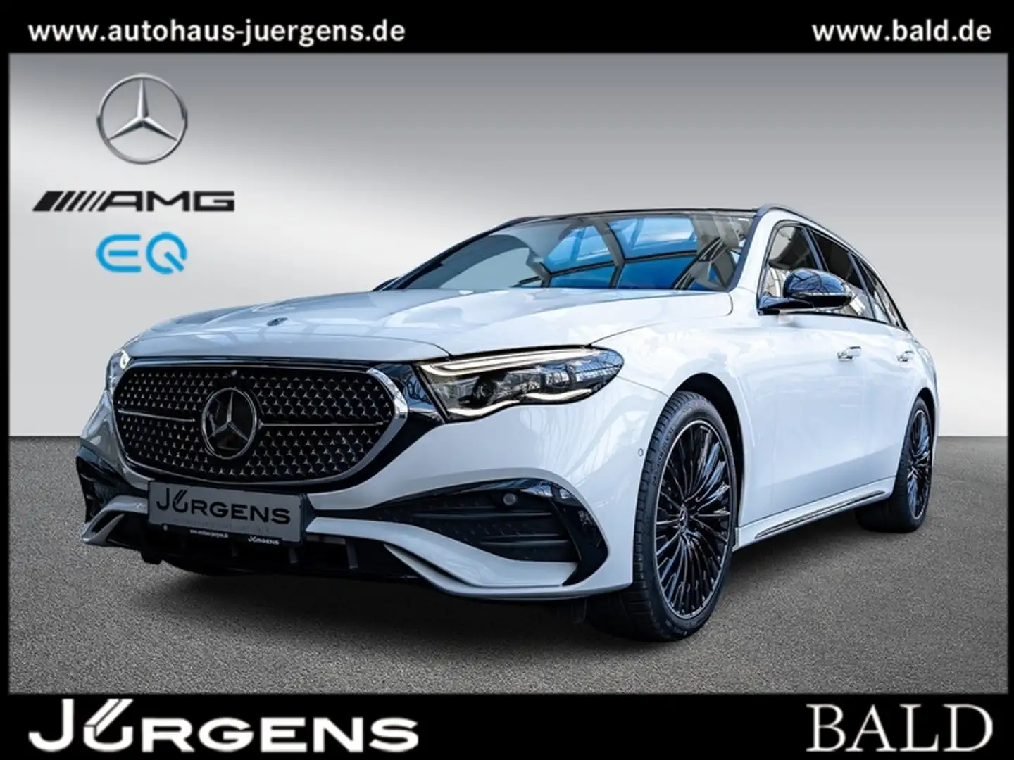 Mercedes-Benz E 200 T AMG-Sport/Superscreen/Pano/Night/AHK/360 Beyaz - 1