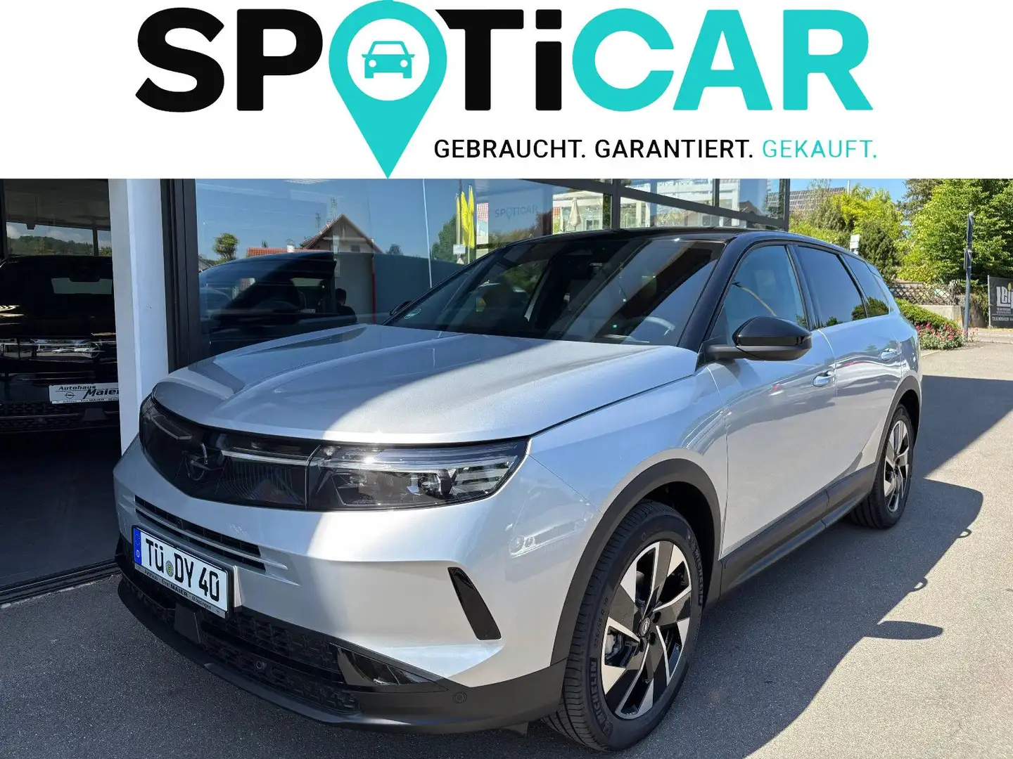 Opel Grandland X Grandland 1.2 MHEV GS MATRIX+HUD+360°+NAVI+ACC Silber - 1