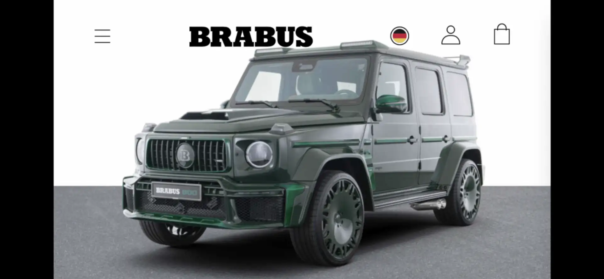 Mercedes-Benz Brabus 900 Superblack Siyah - 1