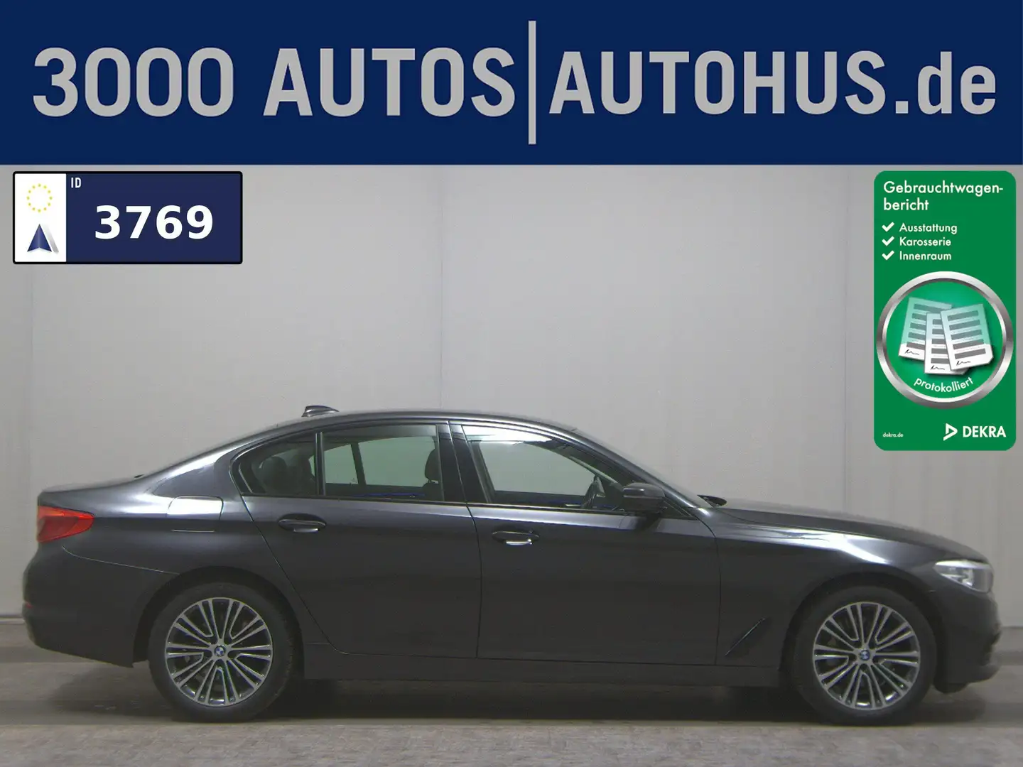 BMW 530 d Sport-Line Navi LED AHK HiFi Shz Ambiente Grau - 1