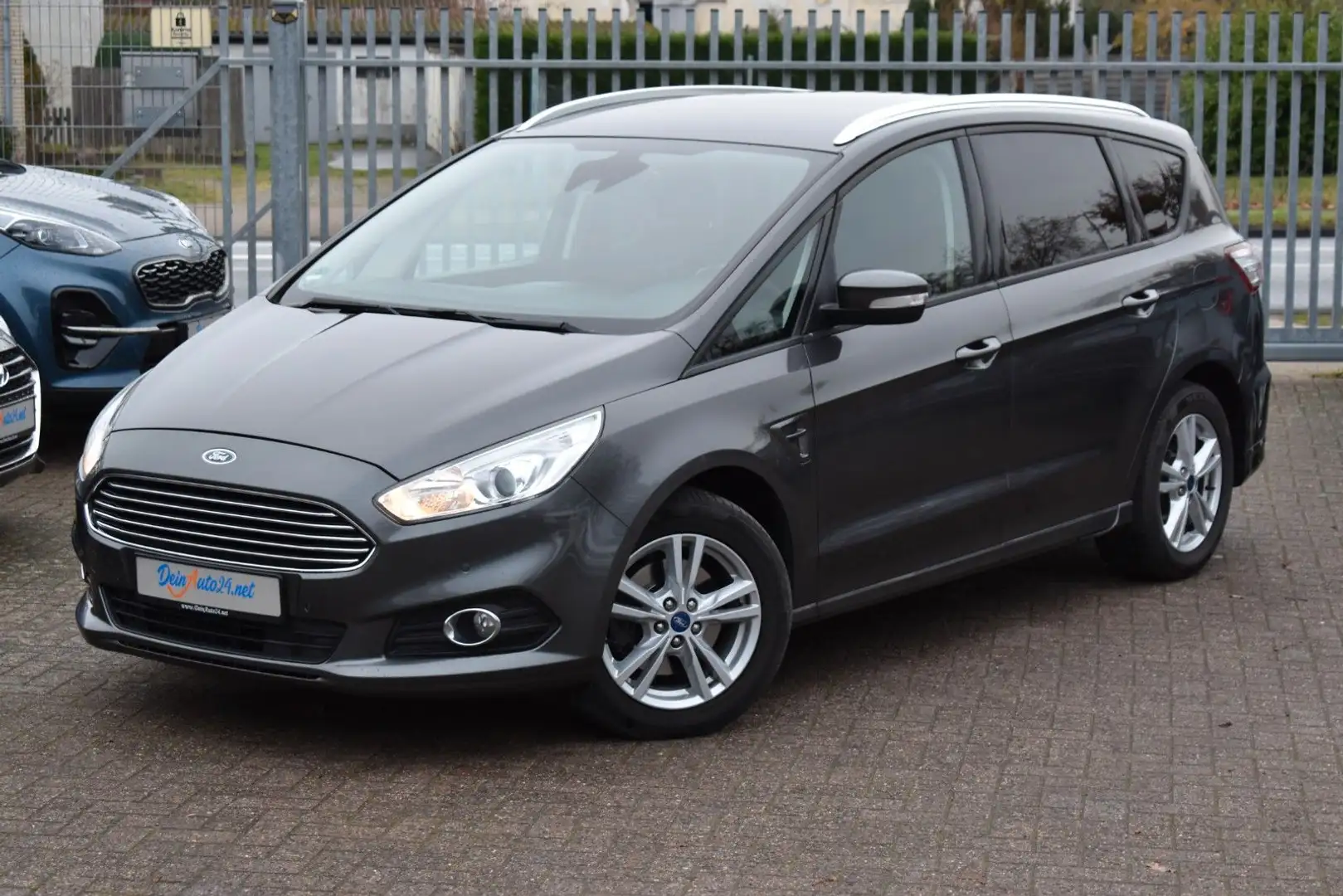 Ford S-Max Business 2.Hd|AUT.|7 Sitzer|Navi|Si-Hzg|BT Grau - 1