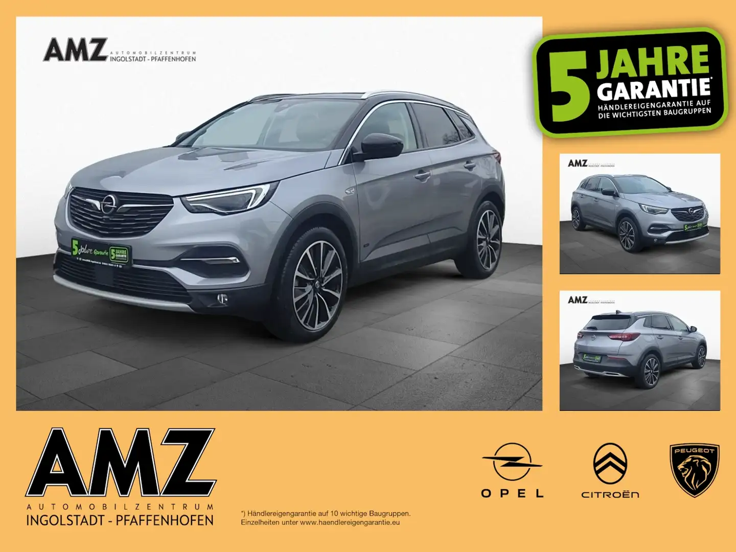 Opel Grandland Ultimate Hybrid Matrix NAVI Sitzkühl. Grau - 1