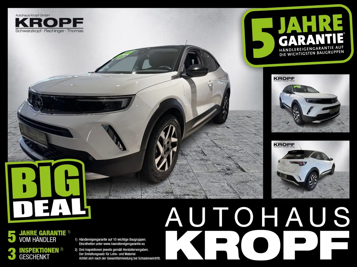 Opel Mokka-E Mokka e Elegance Fin. ab 2,99% ACC+LED+SHZ+Kamera Weiß - 1