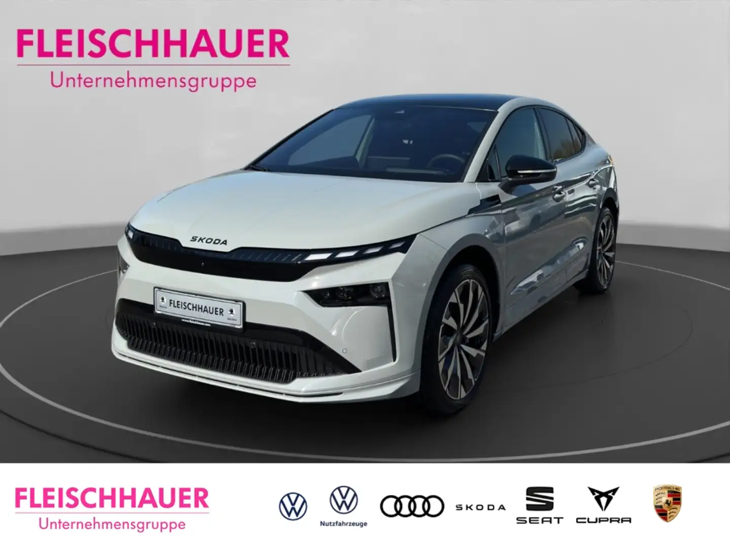 Skoda Enyaq Coupe 85 Sportline AHK-klappbar Navi Digitales Coc Grau - 1