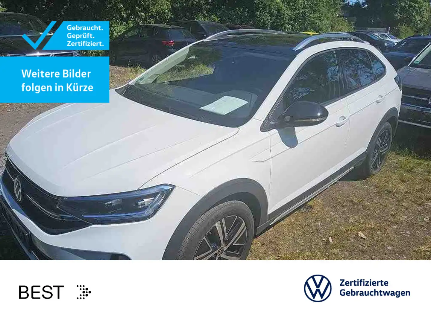 Volkswagen Taigo 1.0 TSI SYTLE*IQ.LIGHT*NAVI*KLIMA*PDC*SHZ Weiß - 1