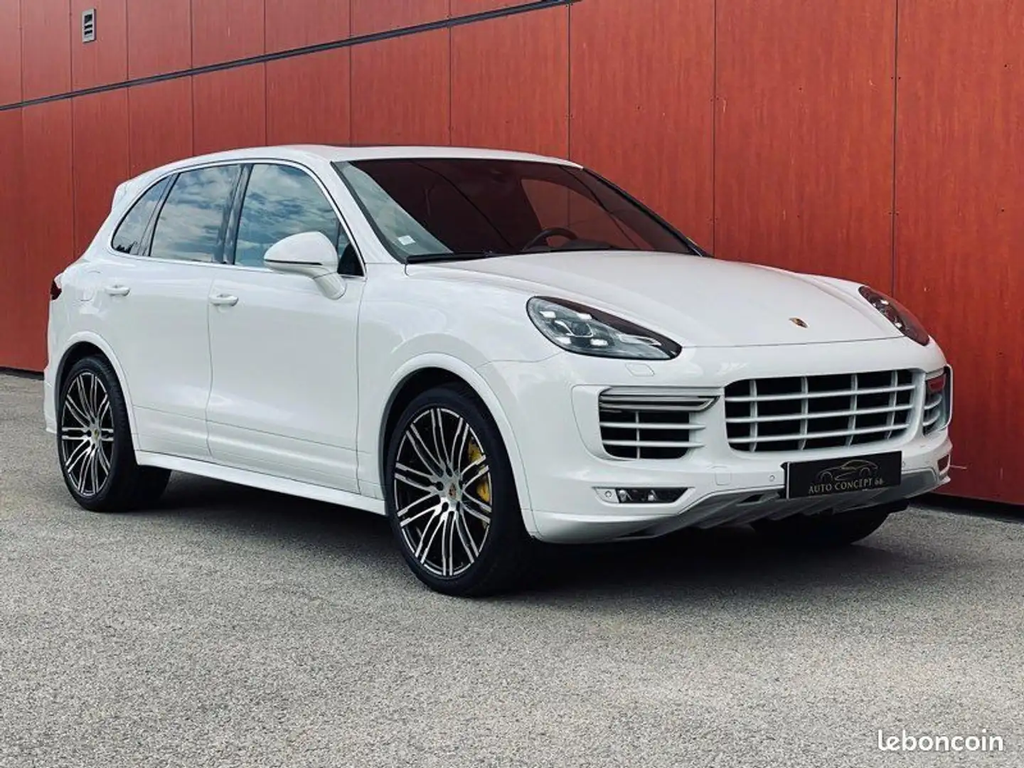 Porsche Cayenne (2) Turbo S 4.8 570ch Éthanol Origine France Weiß - 1