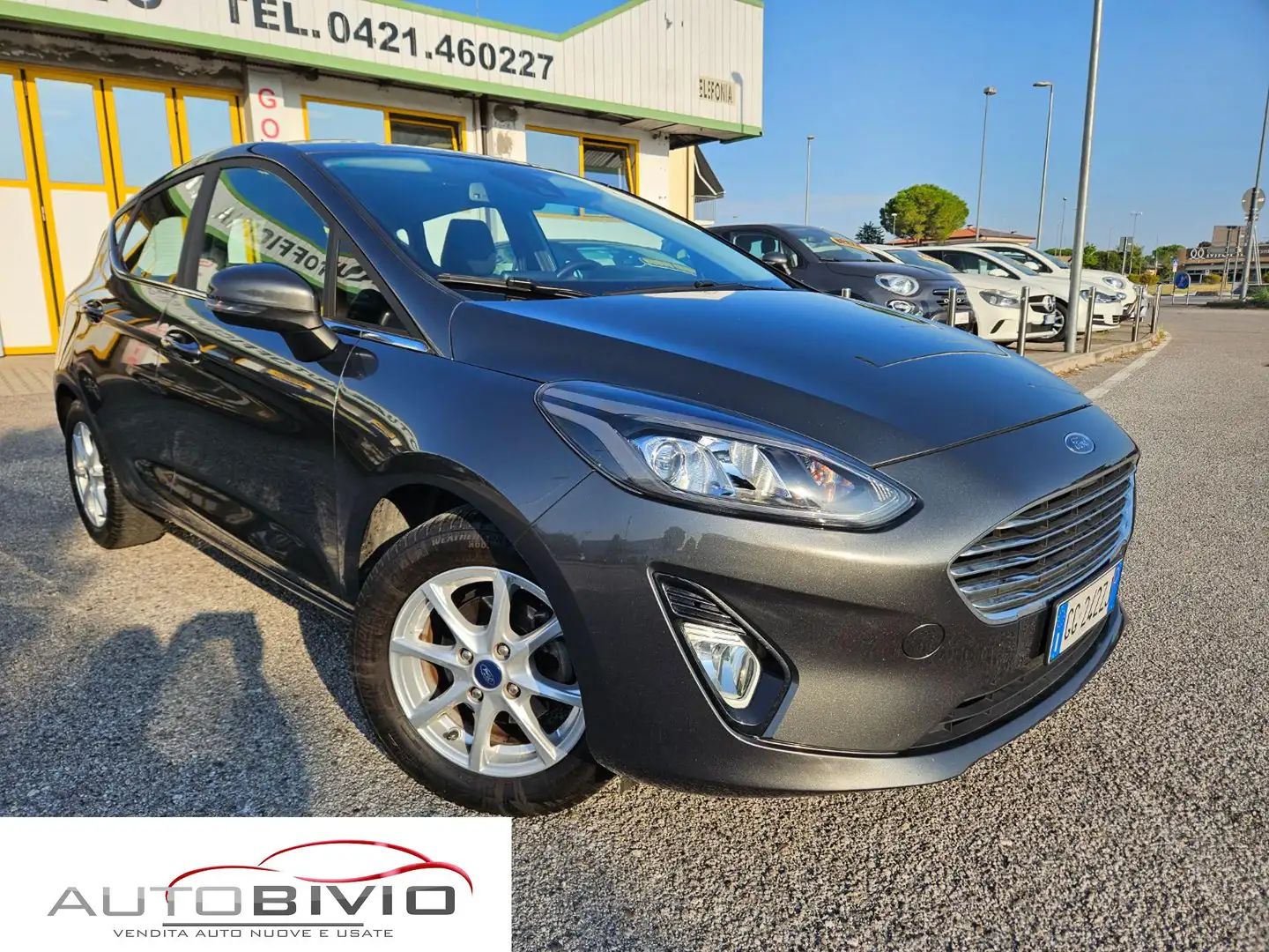 Ford Fiesta 1.0 Ecoboost Hybrid 125 CV 5 porte Titanium Gris - 1