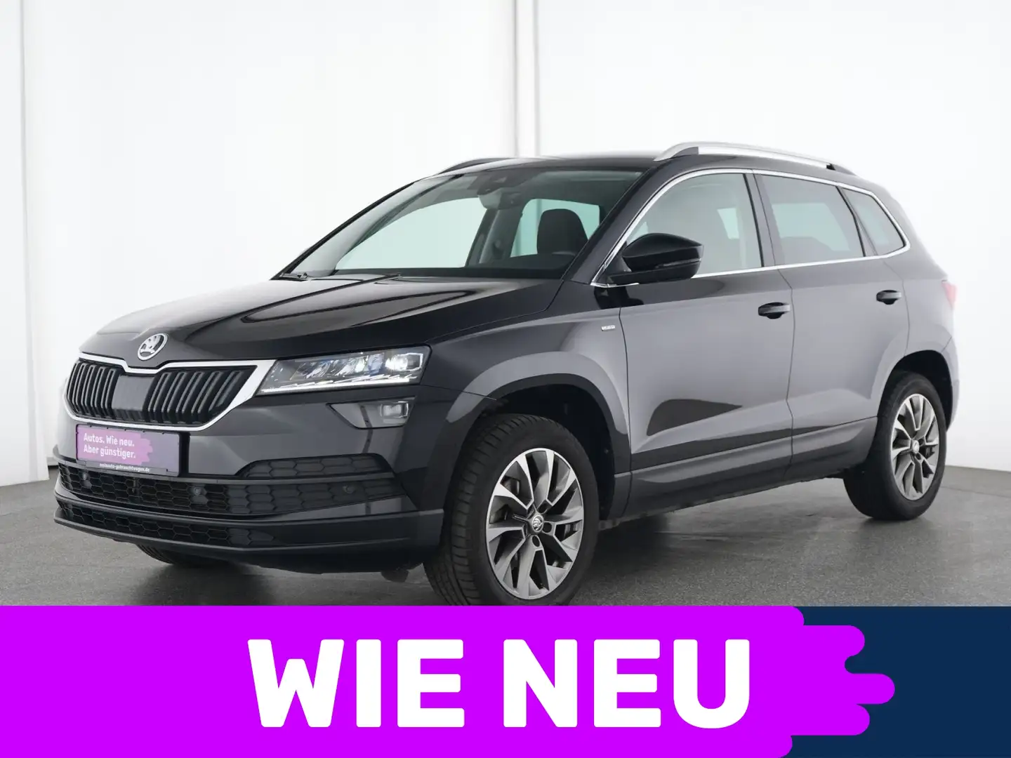 Skoda Karoq Clever ACC|Navi|LED|Kessy|Business-Paket Zwart - 1
