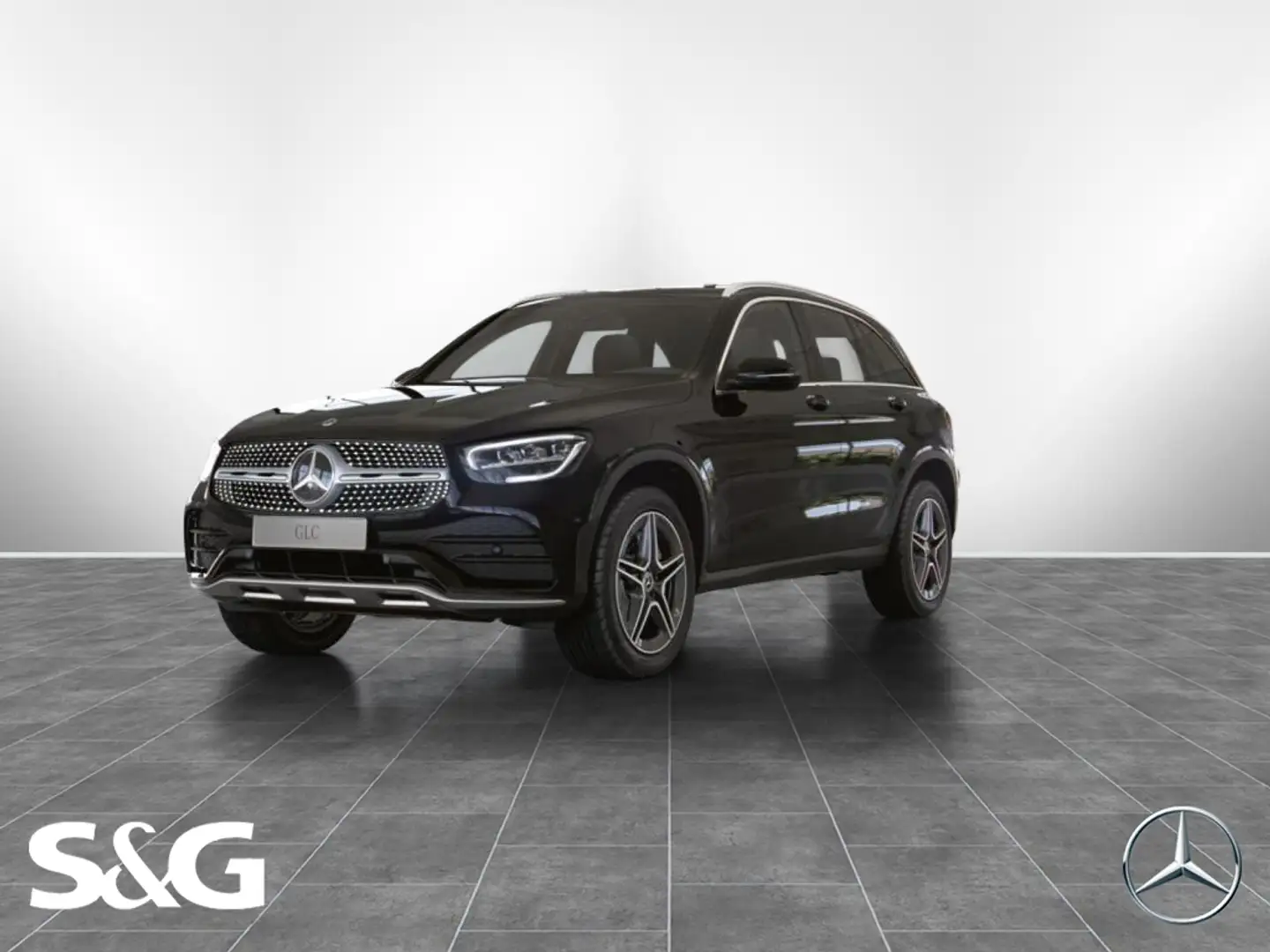 Mercedes-Benz GLC 300 de 4M AMG DISTRONIC+PANO+KAMERA+LED+19" Zwart - 1
