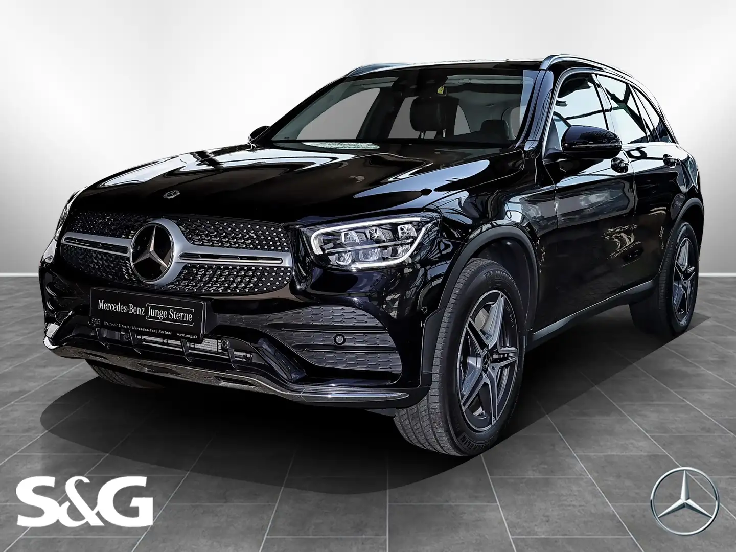 Mercedes-Benz GLC 300 de 4M AMG DISTRONIC+PANO+KAMERA+LED+19" Negro - 1