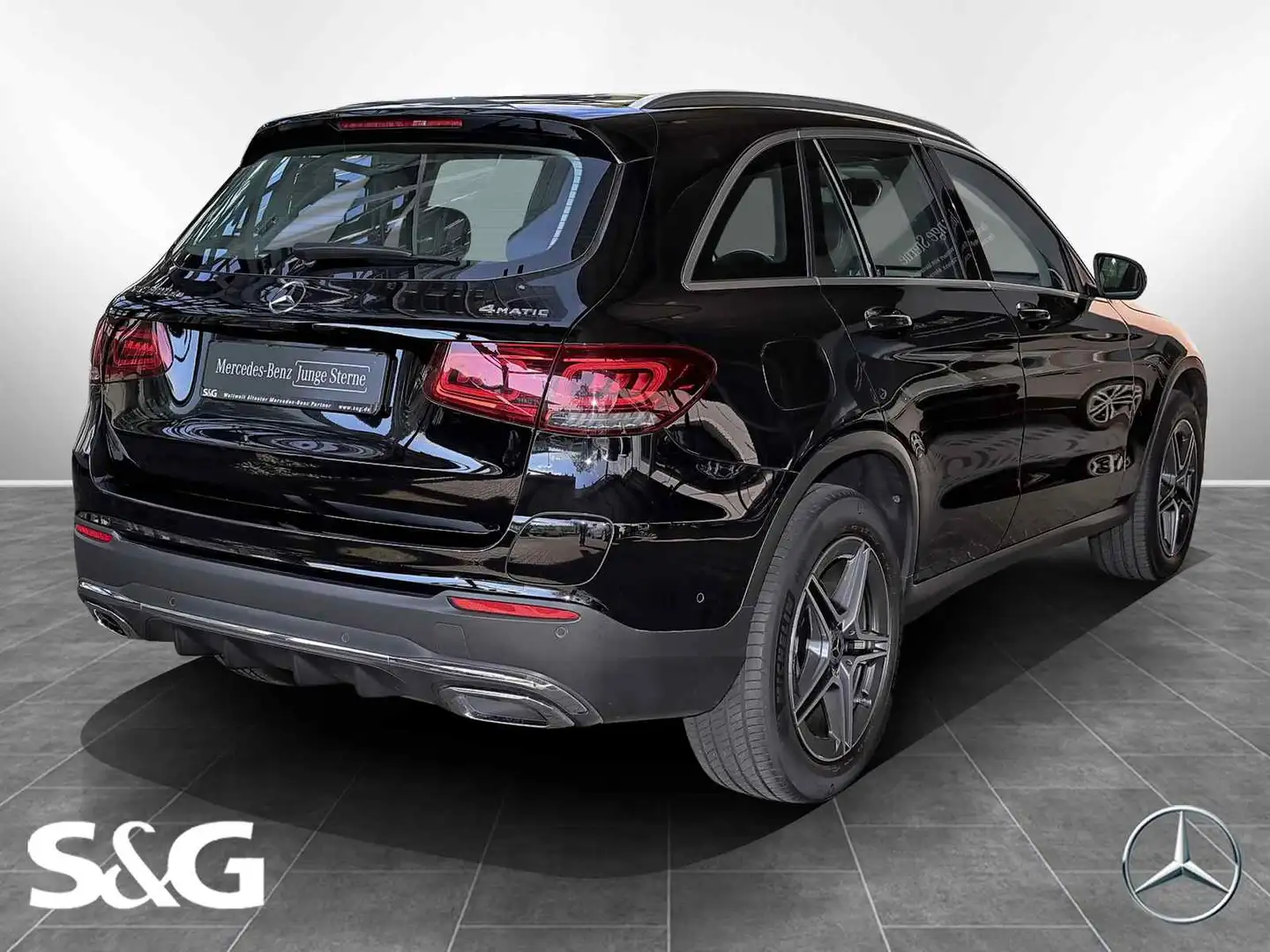 Mercedes-Benz GLC 300 de 4M AMG DISTRONIC+PANO+KAMERA+LED+19" Schwarz - 2