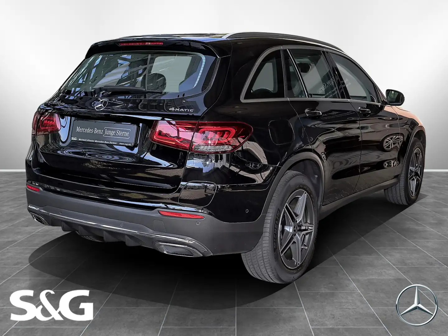 Mercedes-Benz GLC 300 de 4M AMG DISTRONIC+PANO+KAMERA+LED+19" Zwart - 2