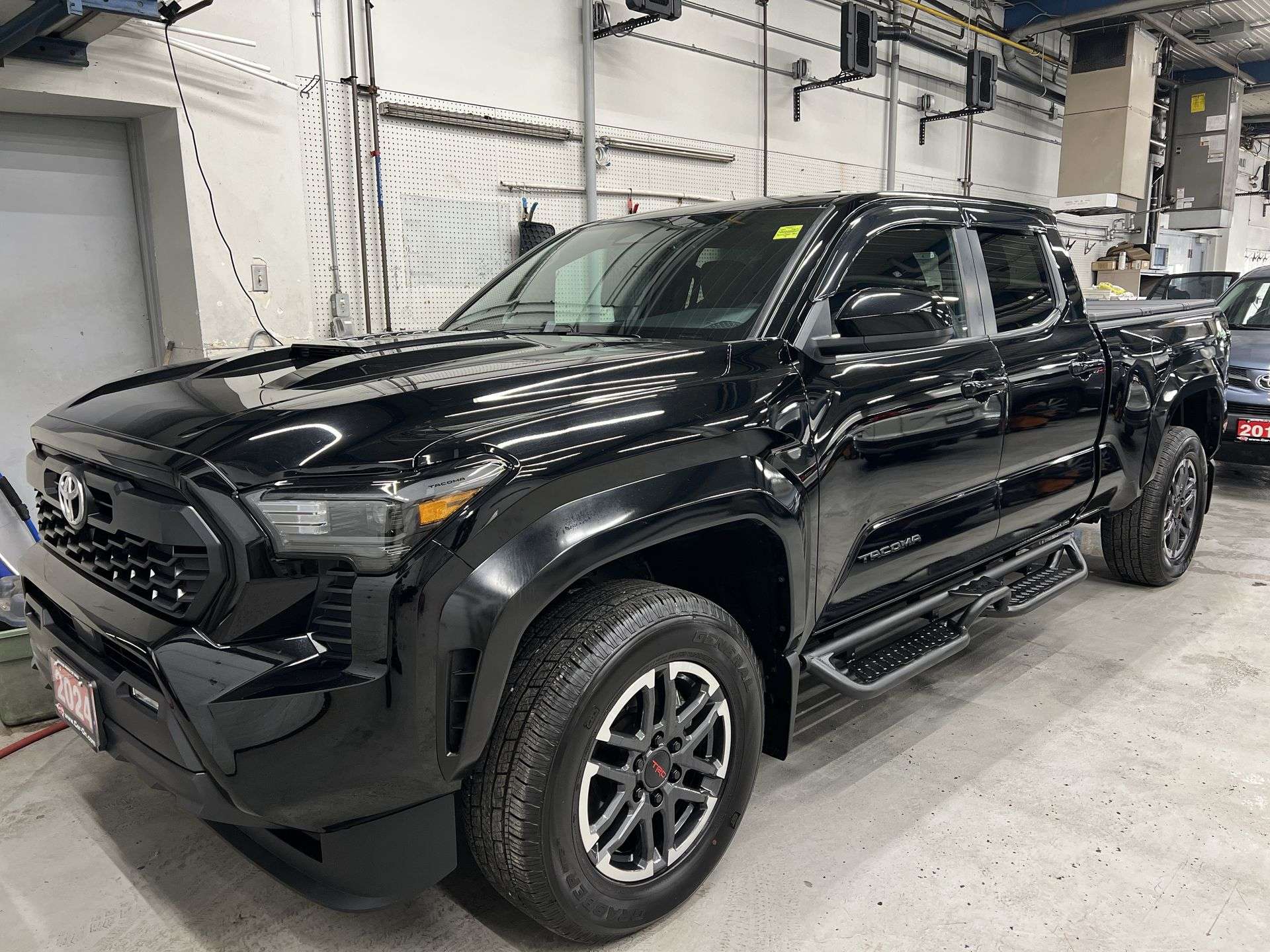 Black 2024 Toyota Tacoma Pickup Truck Four-Wheel Drive Automatic