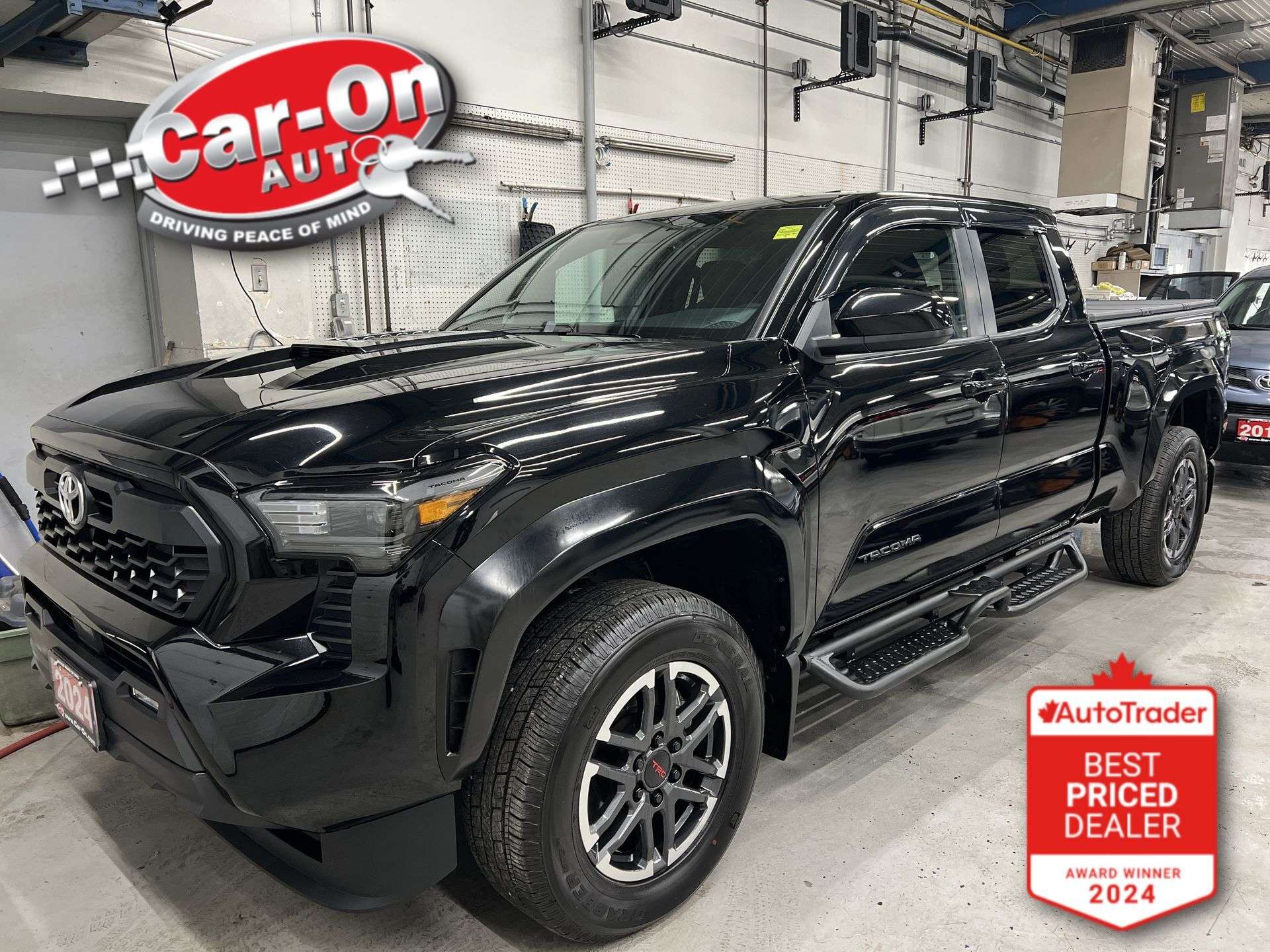 Black 2024 Toyota Tacoma Pickup Truck Four-Wheel Drive Automatic