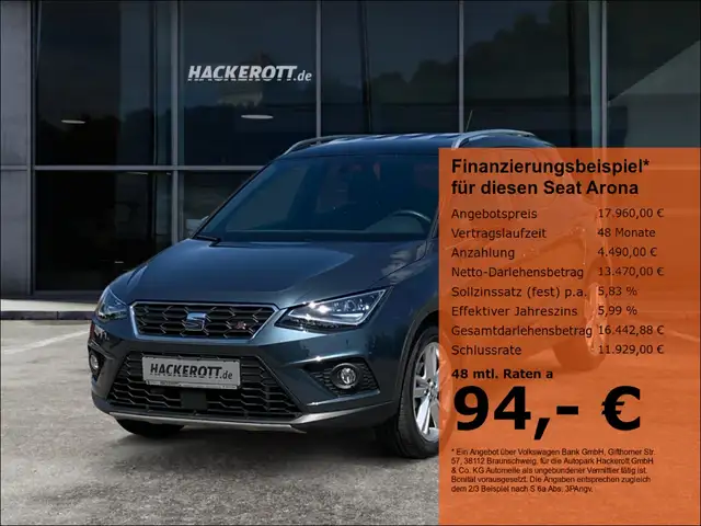 SEAT Arona FR BEATS 1.0 TSI DSG Led Navi Full Link Sitzhzg.