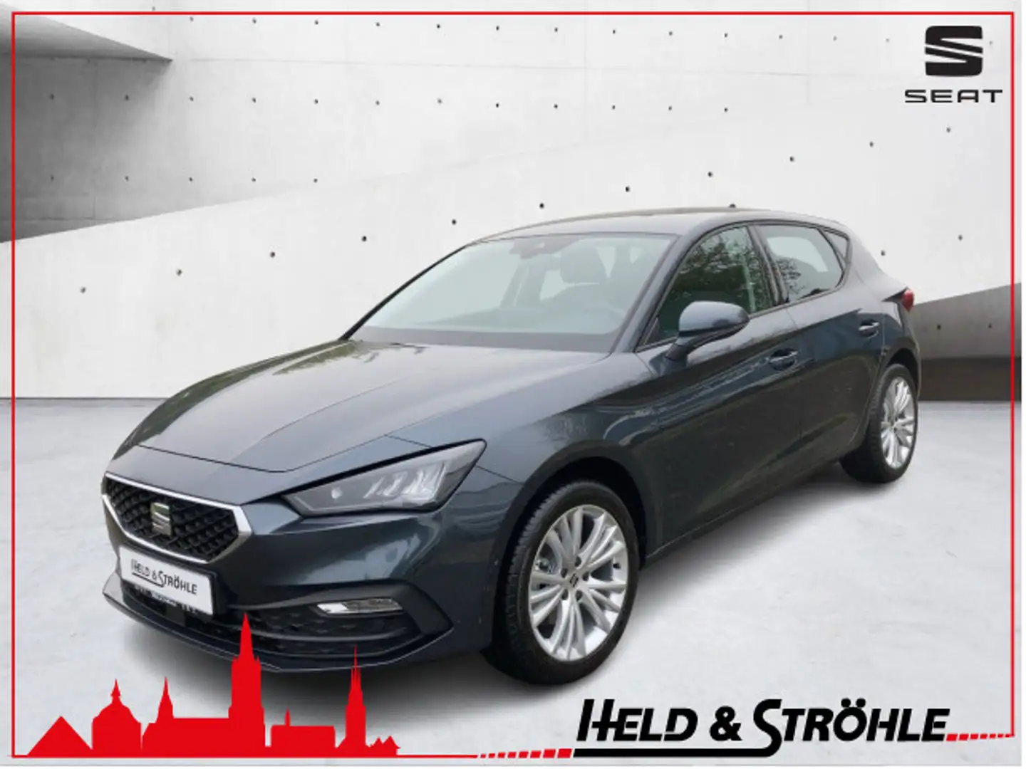 SEAT Leon Style Edition 1.5 eTSI 110 kW DSG R-KAM SHZ Grau - 1