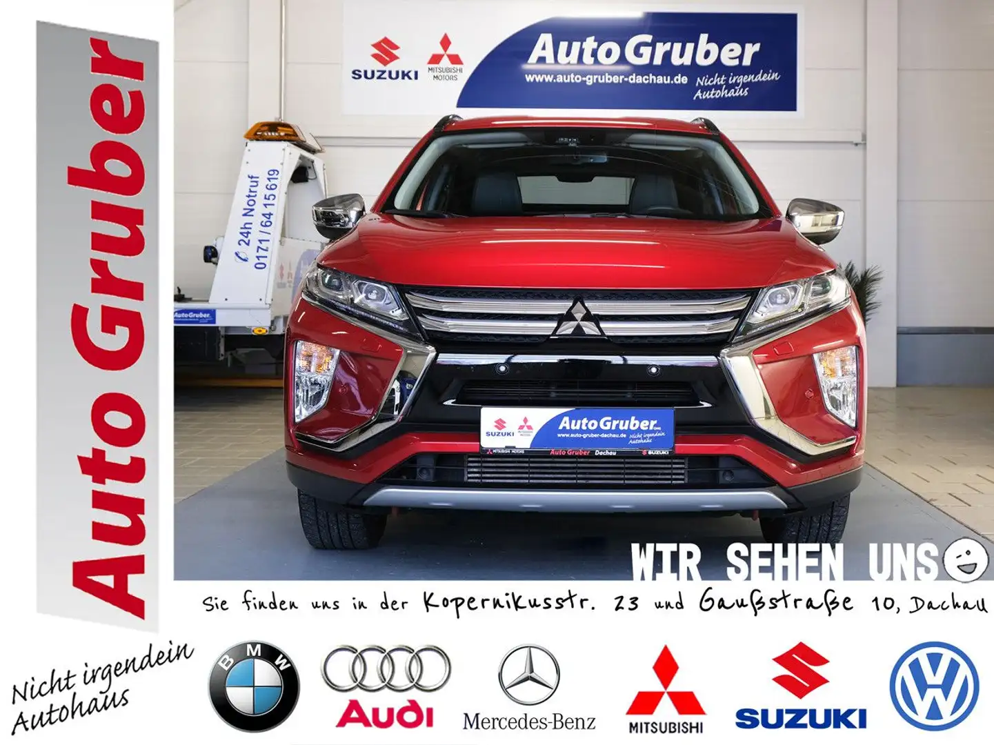 Mitsubishi Eclipse Cross TOP 4WD 360K*Navi*DAB*Sthz*RF*HUD* Rot - 1