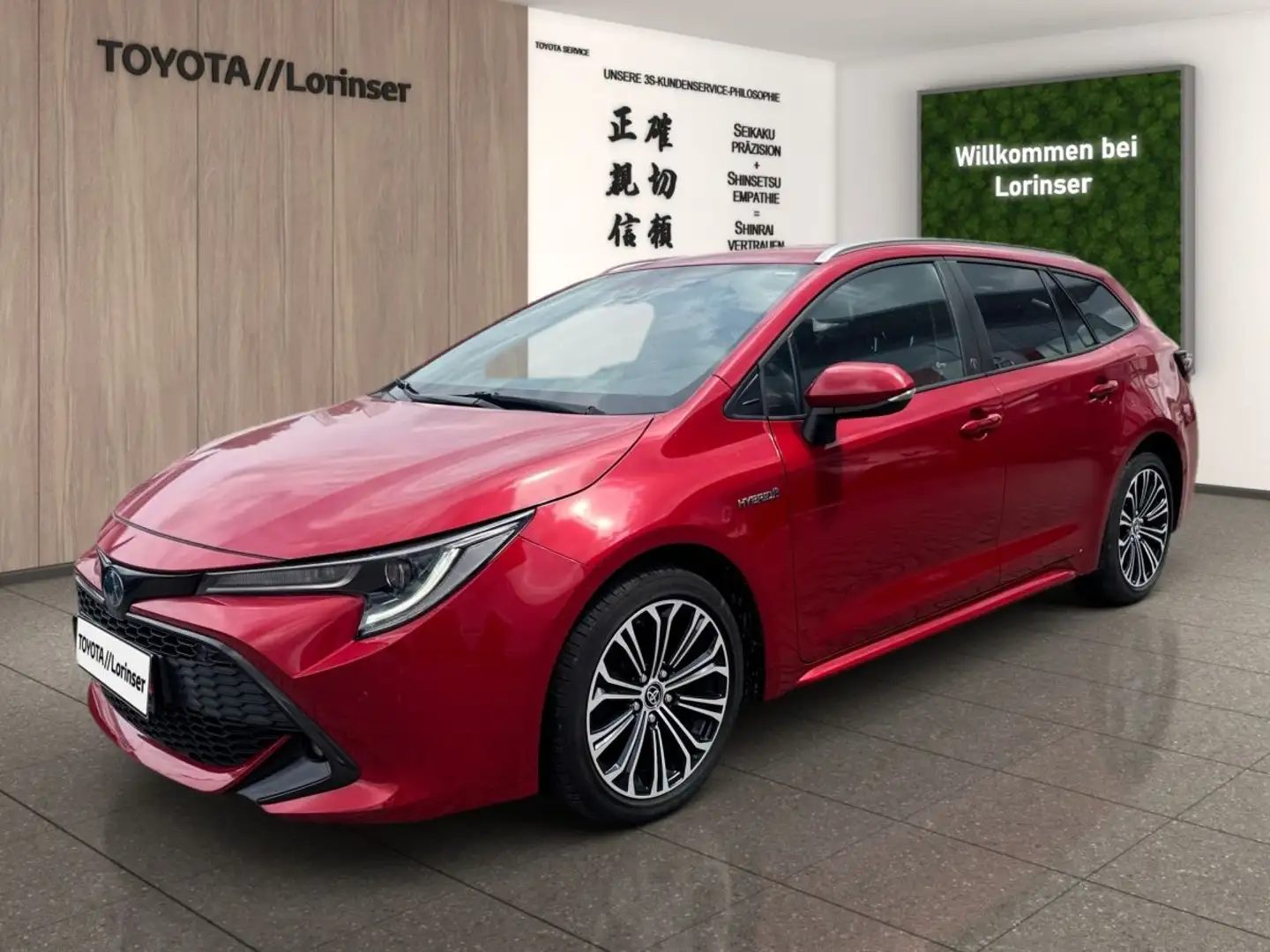 Toyota Corolla Touring Sports 2.0 Team D +ACC+FLA+SpurH Rojo - 2