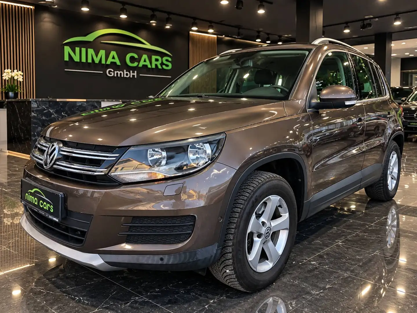 Volkswagen Tiguan ÖAMTC Pickerl bis 02.2027 / Volles Serviceheft Braun - 1