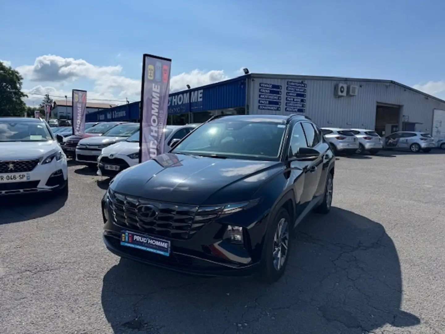 Hyundai TUCSON 1.6 CRDI 136CH HYBRID 48V CREATIVE DCT7 TOIT OUVRA Noir - 1