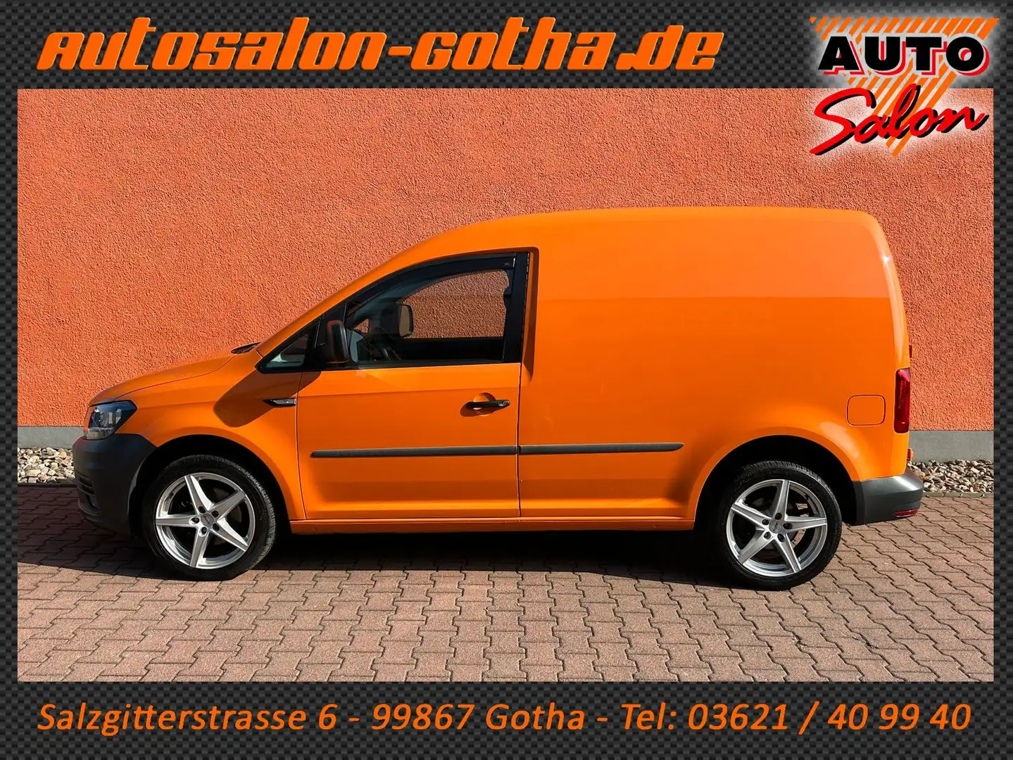 Volkswagen Caddy Kasten BMT STANDHZG+SHZ KLIMA AHK 17"LMR Orange - 2