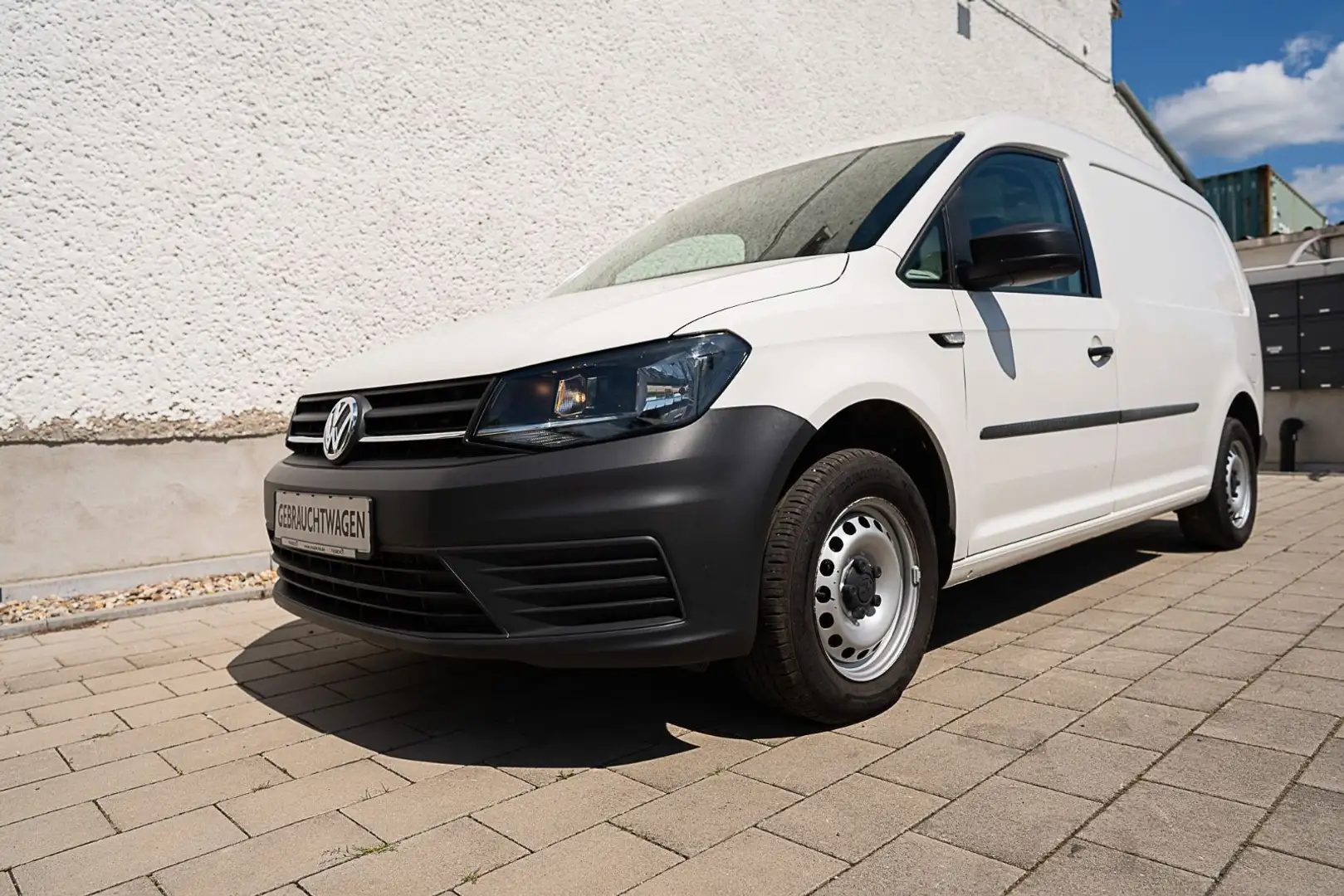 Volkswagen Caddy 2.0 TDI Kasten Maxi BMT / klima MwSt. Weiß - 2