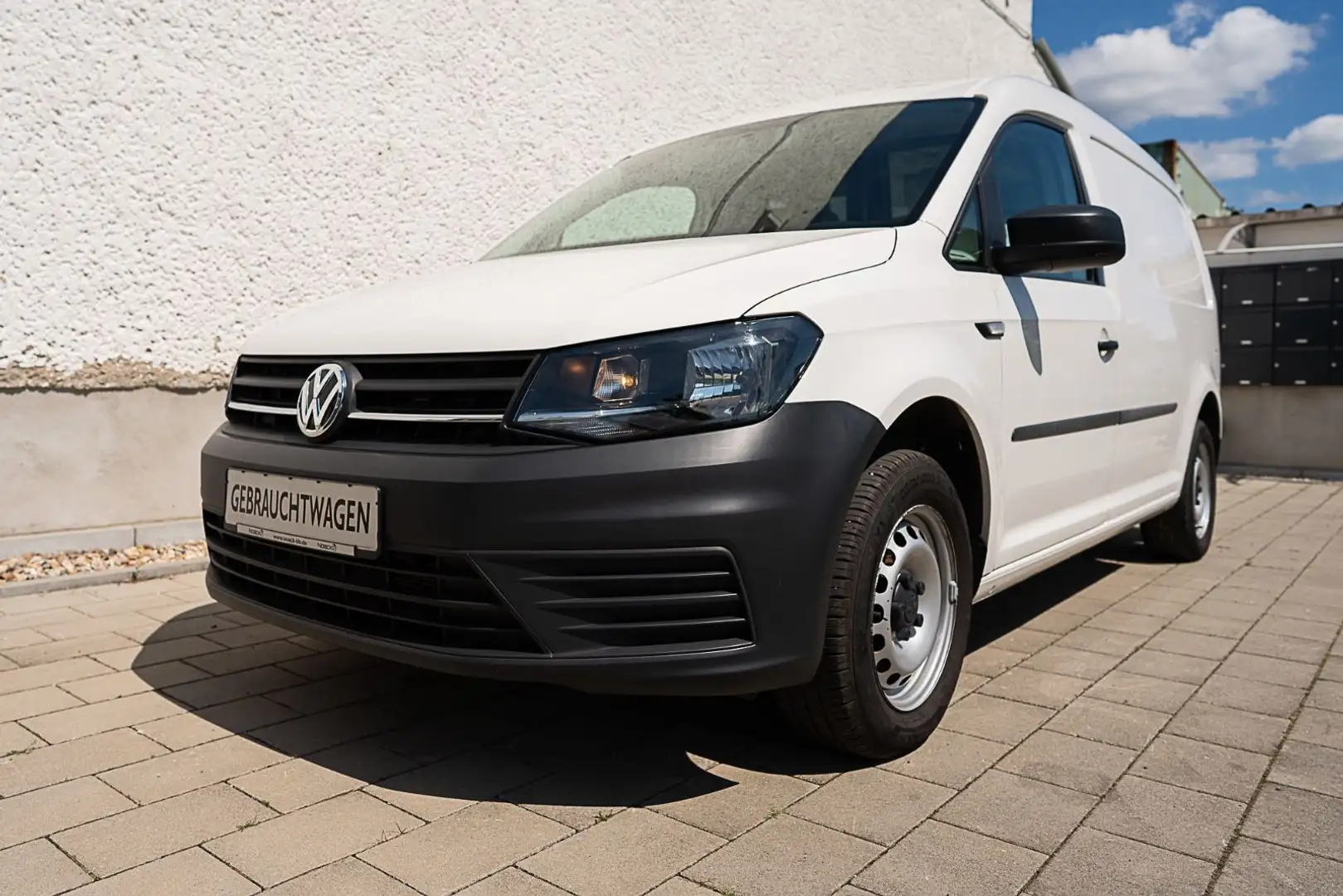Volkswagen Caddy 2.0 TDI Kasten Maxi BMT / klima MwSt. Weiß - 1