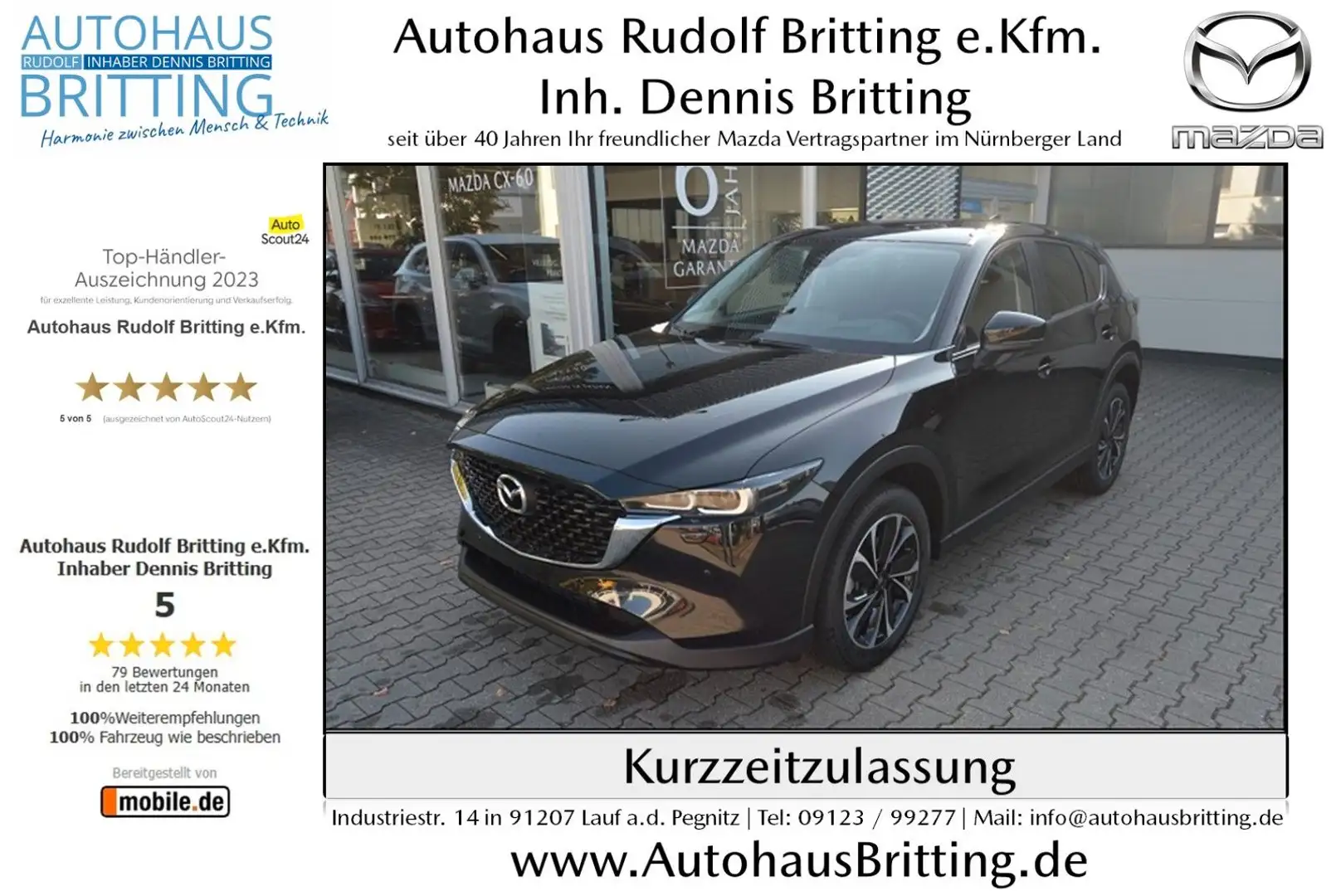 Mazda CX-5 SKYACTIV Diesel 6AG 184PS Advantage Schwarz - 1