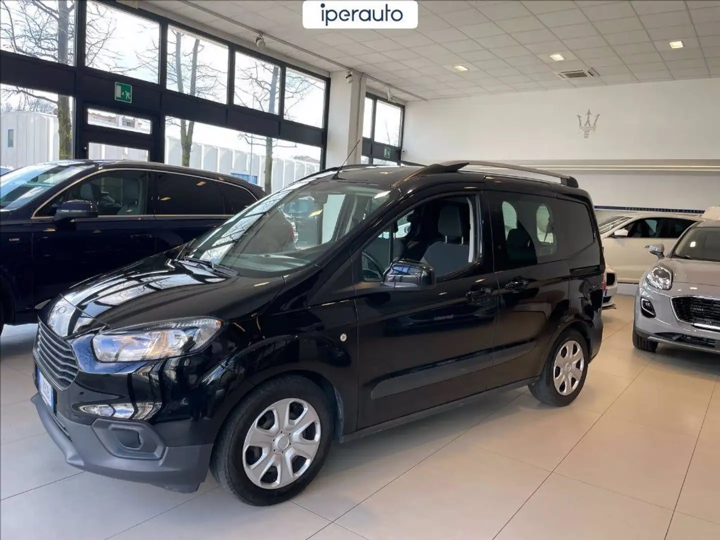 Ford Transit Courier Kombi 1.0 ecob. 100cv Trend Zwart - 1
