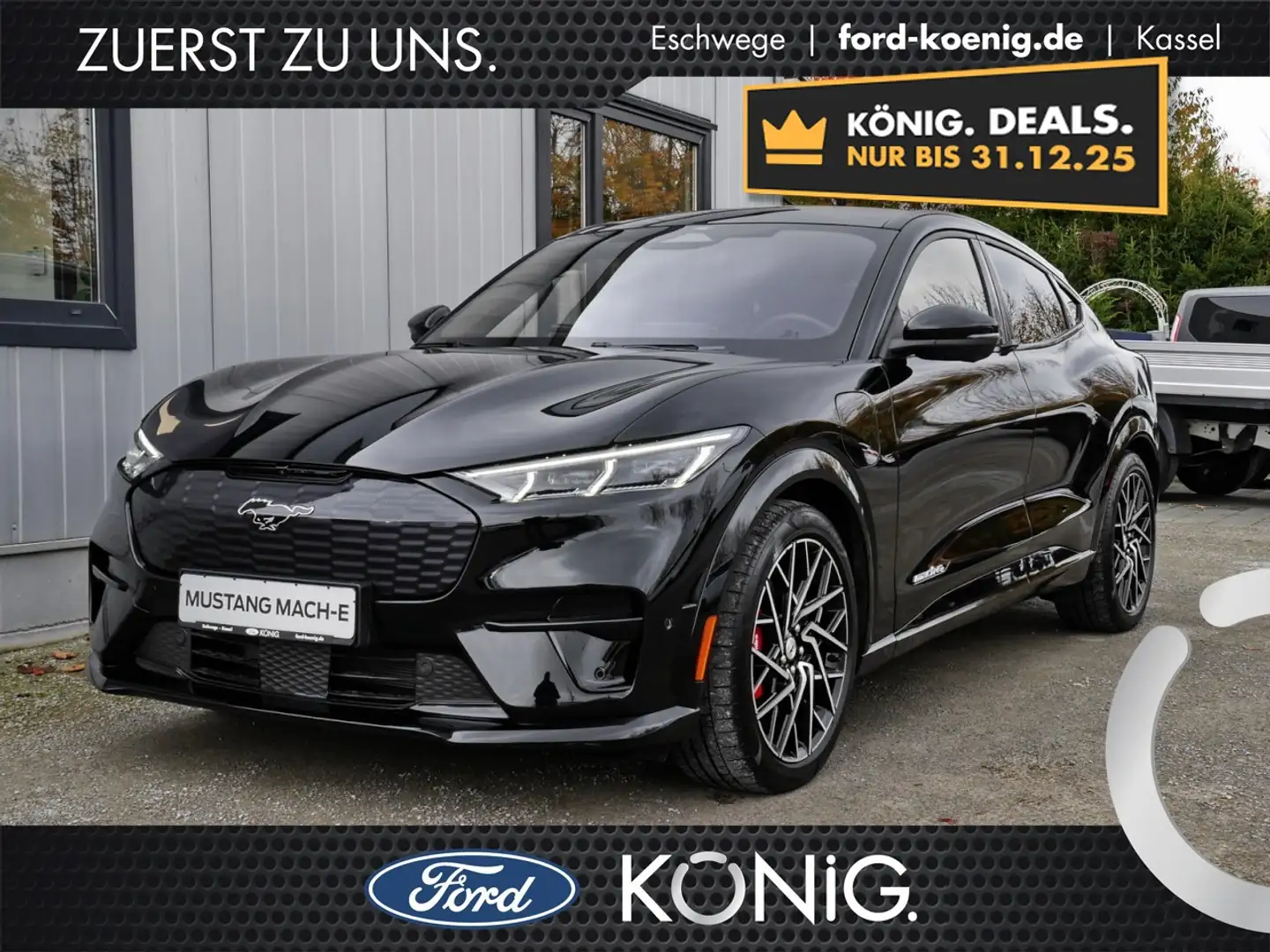 Ford Mustang Mach-E GT AWD - inkl.- Wallbox-Bonus Klima Navi Leder Schwarz - 1