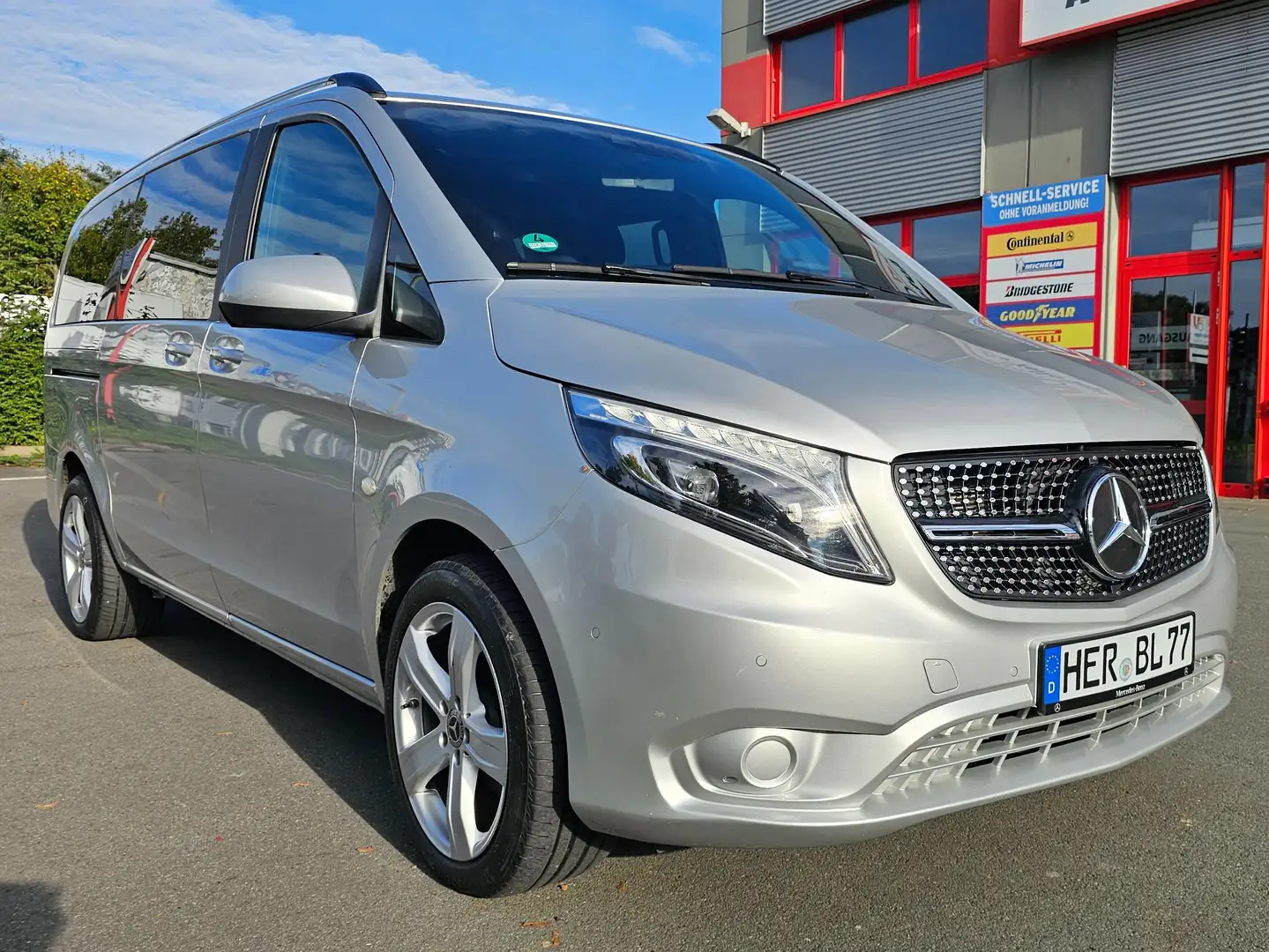 Mercedes-Benz Vito 116 CDI Mixto Lang 7G-Plus LED St.Hz. AHK ALU Argent - 2