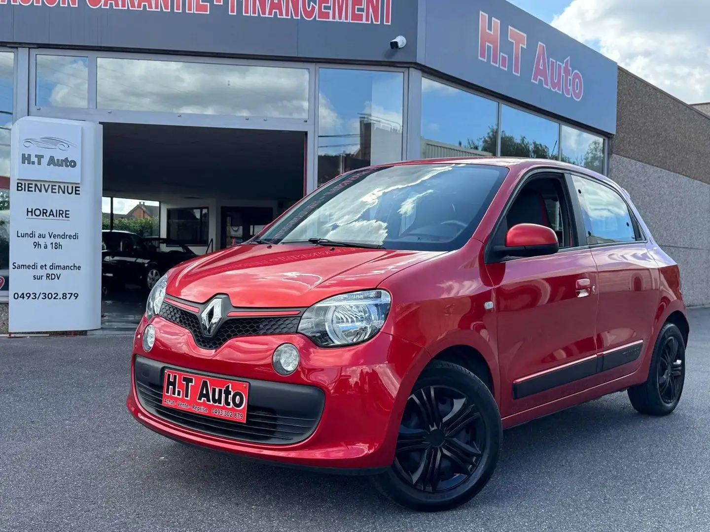 Renault Twingo 1.0i SCe/Etat neuf/Airco/Essence/Euro 6b Rouge - 1