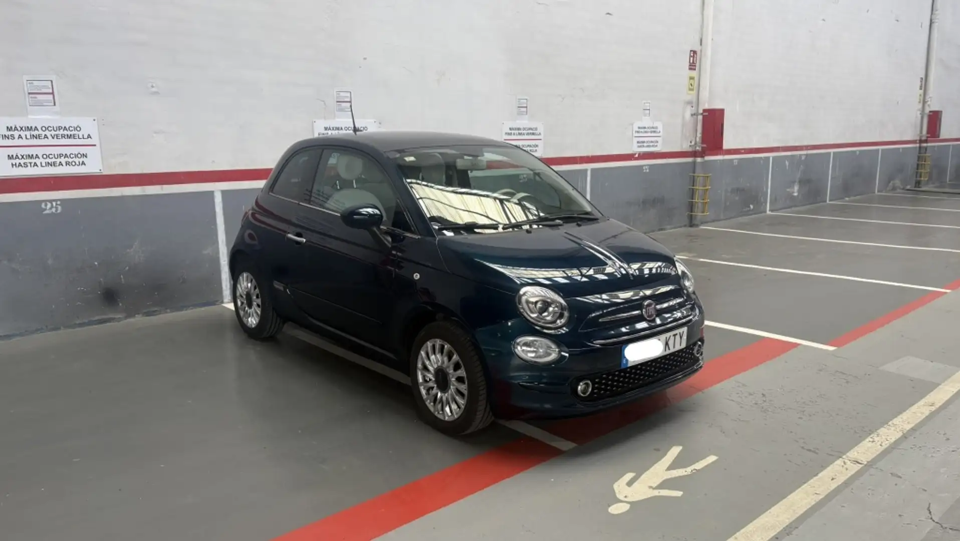 Fiat 500 1.2 Lounge Azul - 2