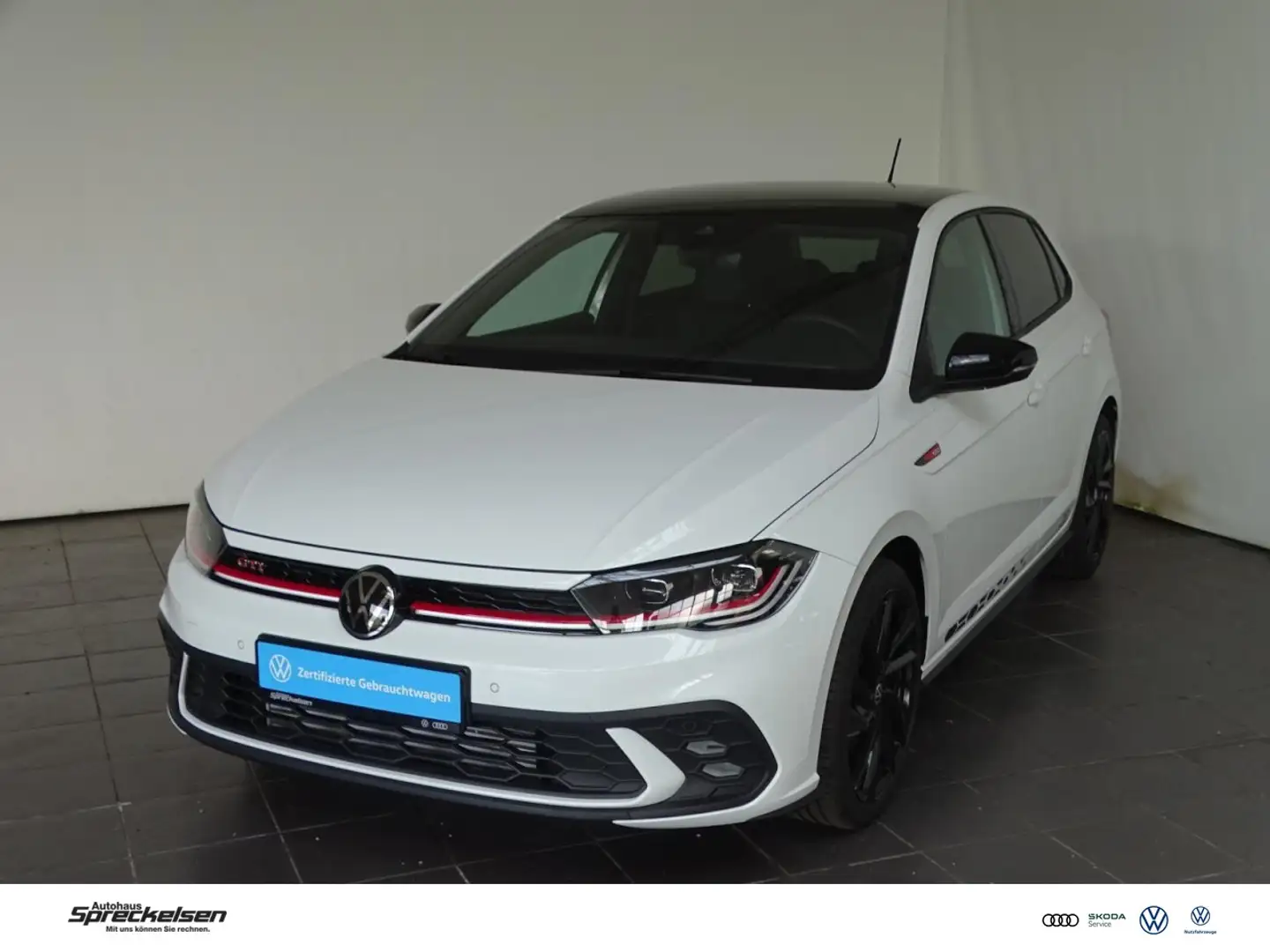 Volkswagen Polo 2.0 TSI GTI Edition 25 Automatik Navi+Leder+Matrix Weiß - 1