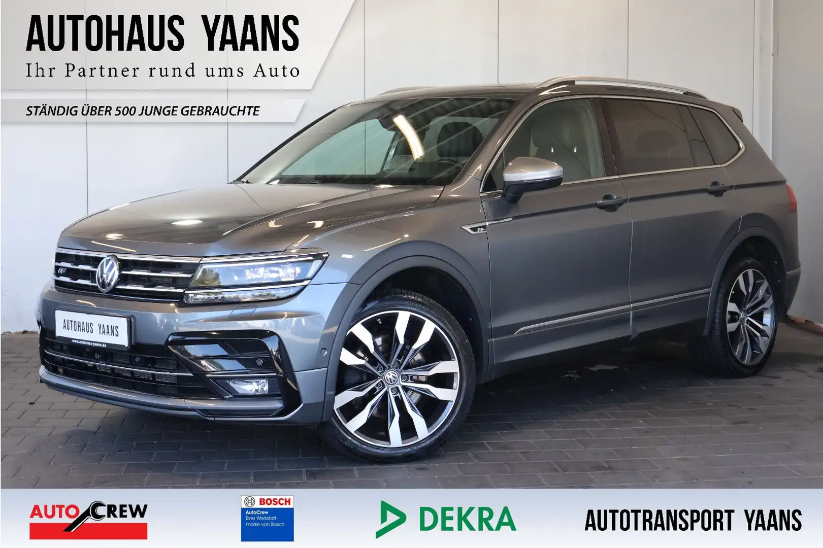 Volkswagen Tiguan Allspace R-LINE 4M HUD+AID+360°+PANO+AHK Gris - 1