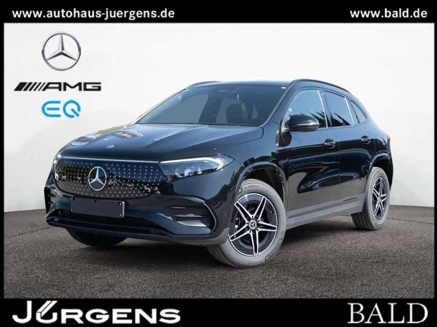 Mercedes-Benz EQA 300 4M AMG-Sport/LED/Cam/Pano/Night/Mopf/18" Noir - 2
