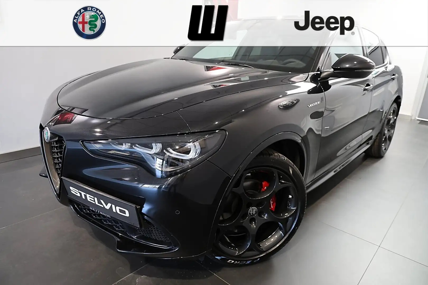 Alfa Romeo Stelvio 2.2 16V 210PS AT8 Q4 Veloce MY26 Schwarz - 1